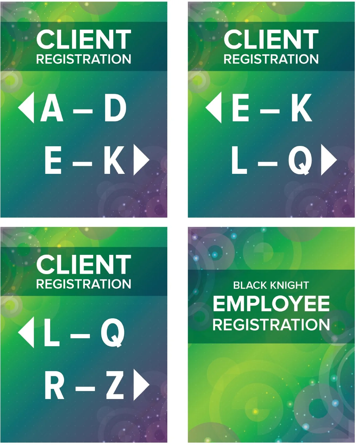 Registration Signs