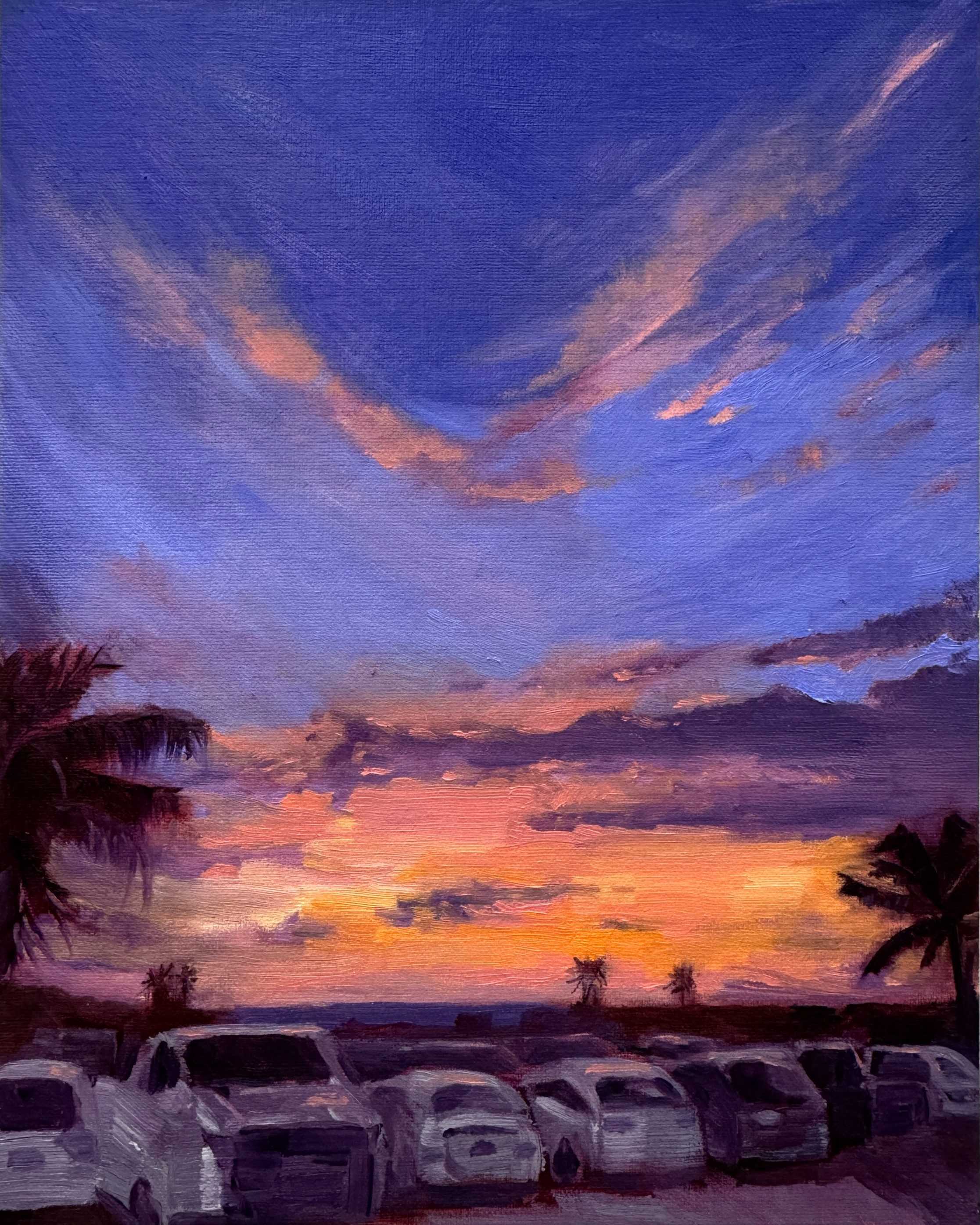 Random Beauty, Oil on Linen Panel, 2025 8x10