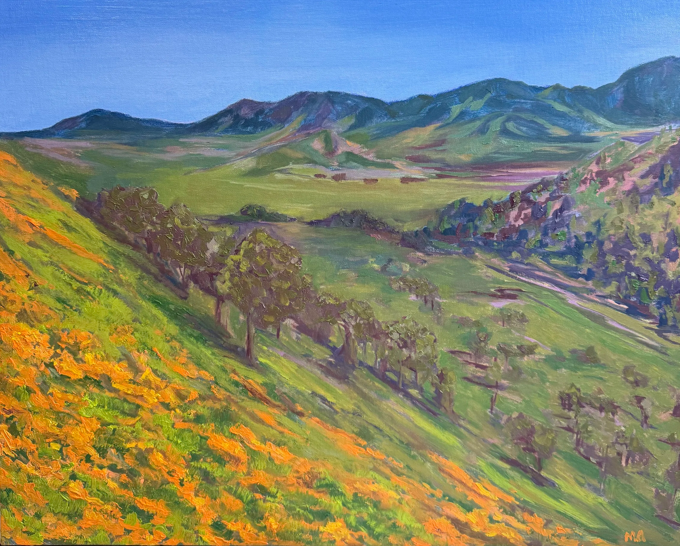Tehachapi Awakening, 2026
Oil on Canvas Panel, 16x20
$1280