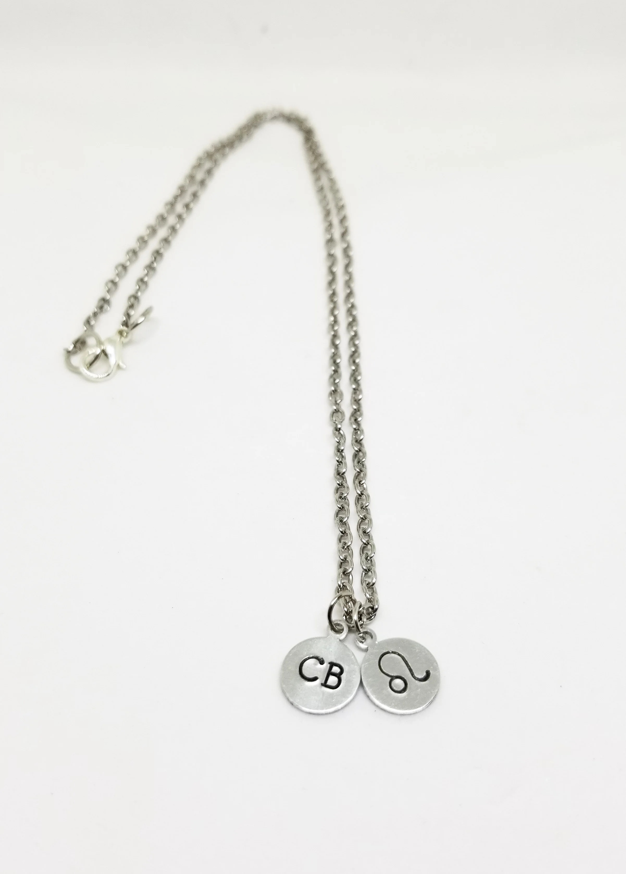 Initial Zodiac necklace