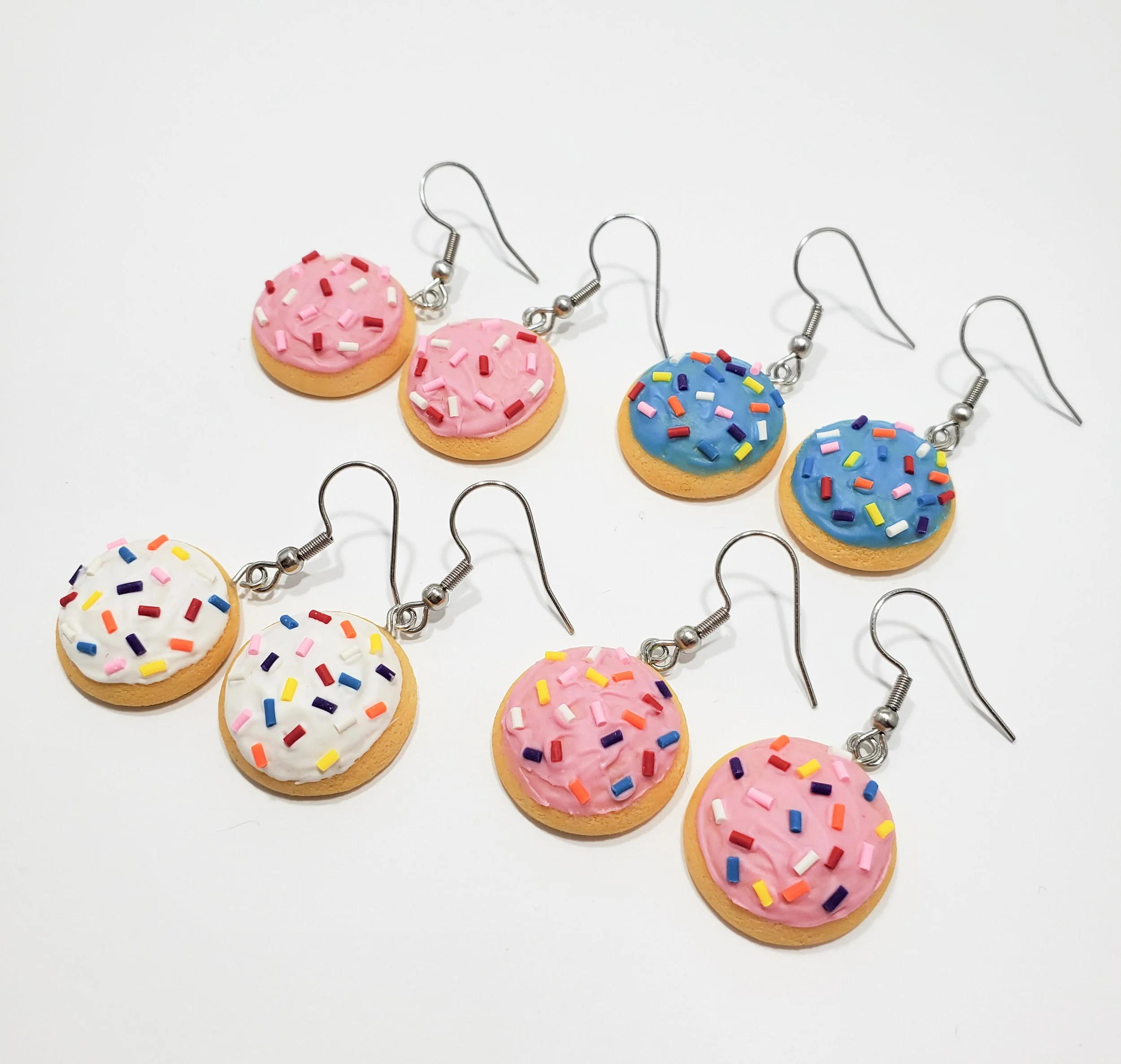 Frosted Sugar Cookie Earrings