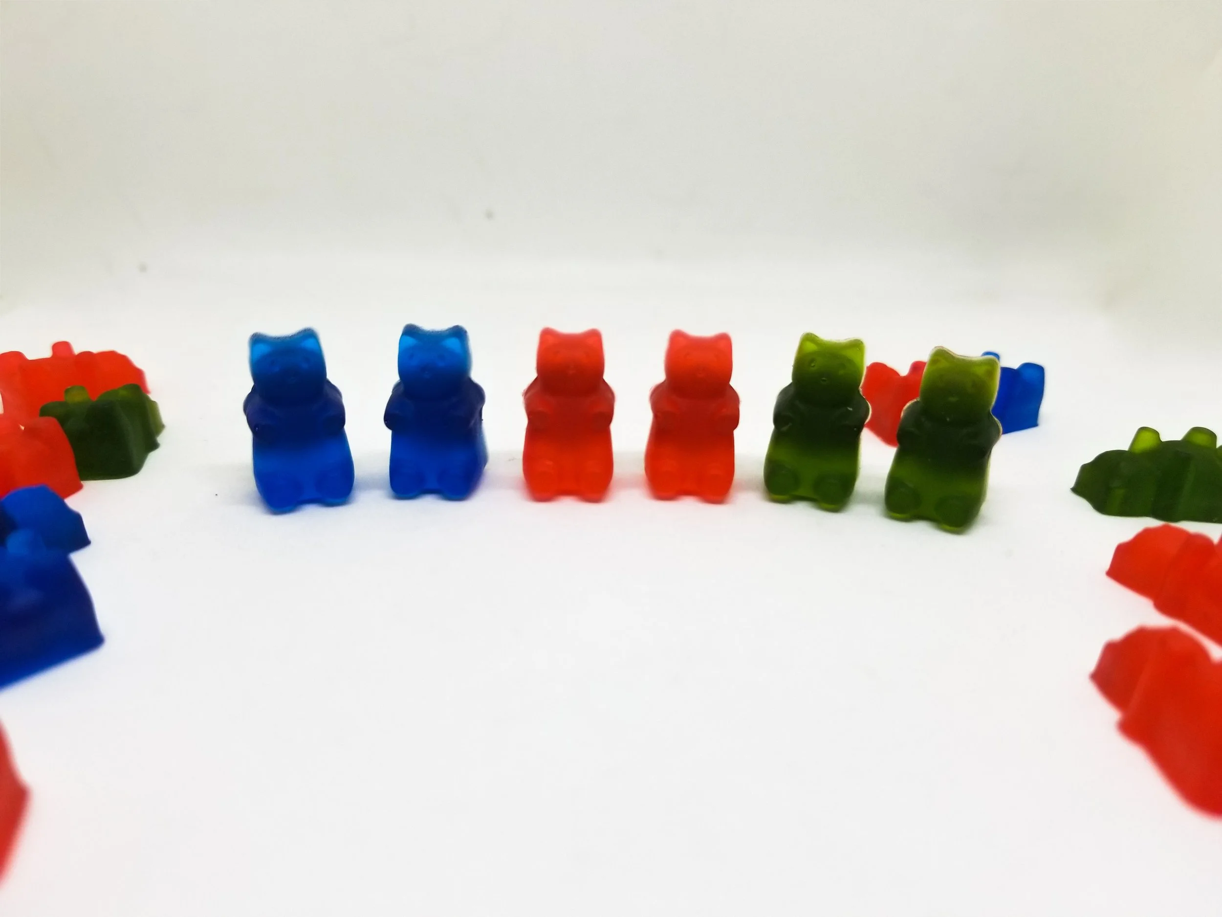 Gummy bear earrings