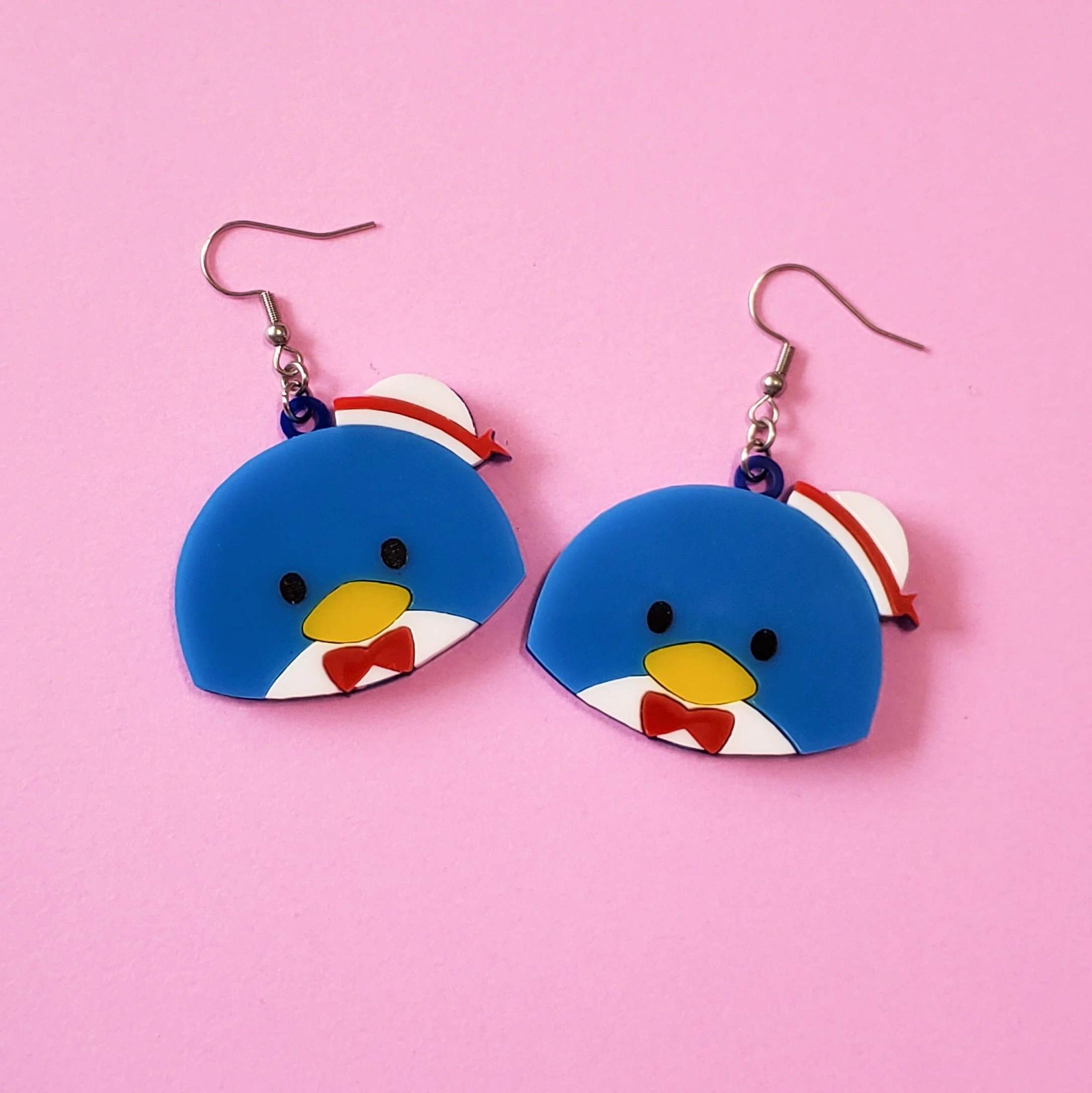Fancy Kawaii Penguin Earrings