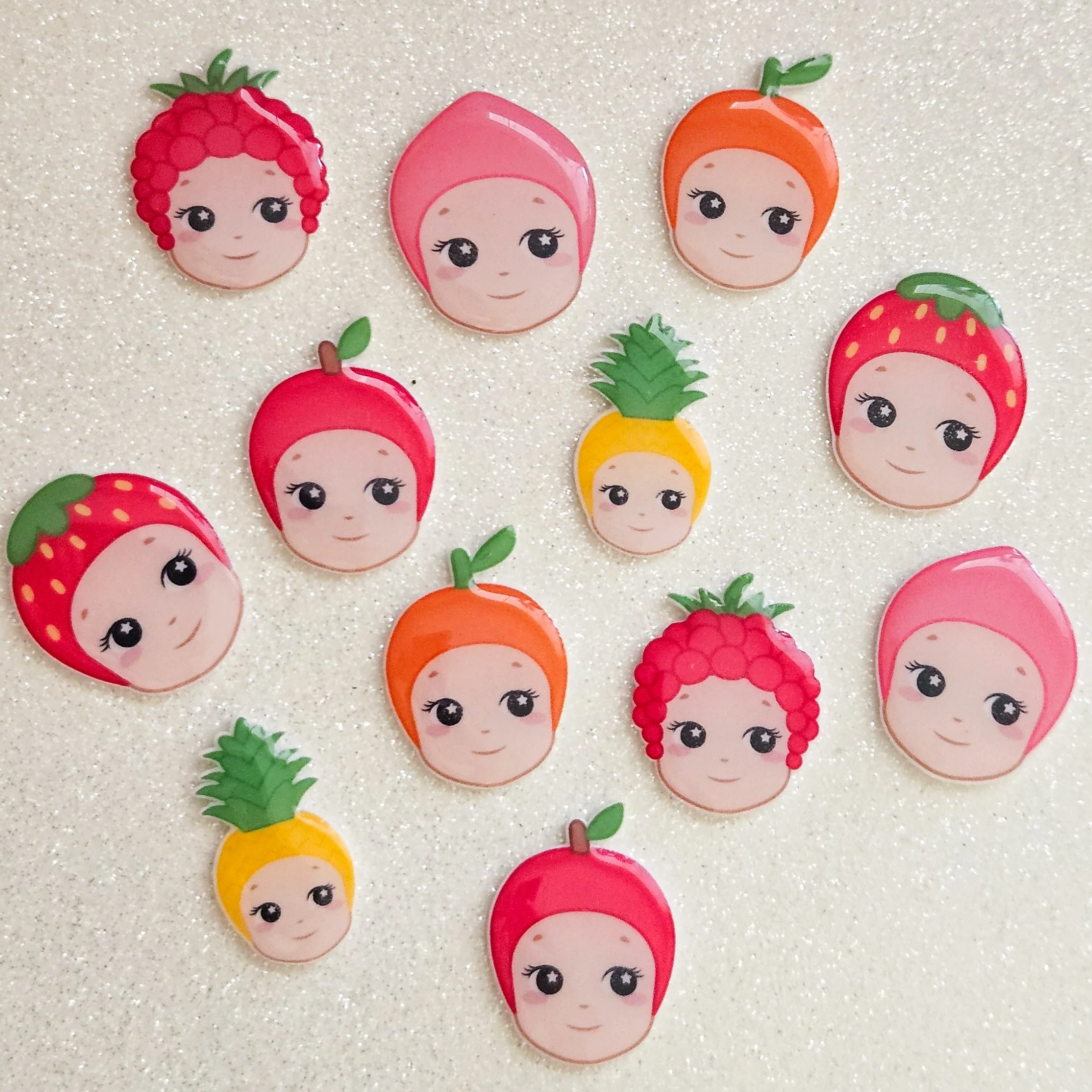 Little Angel Fruit Pins