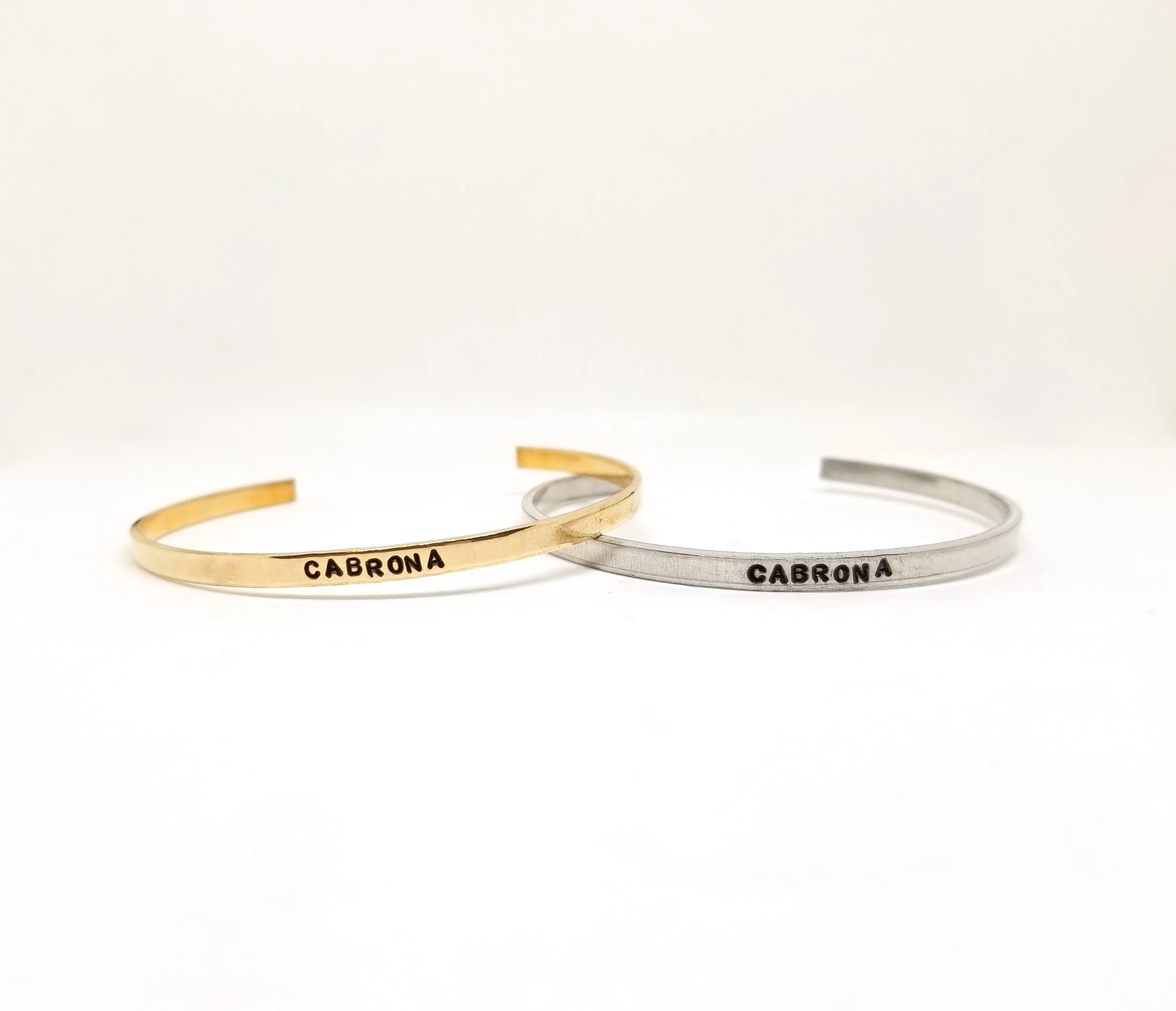 cabrona skinny cuff bracelet