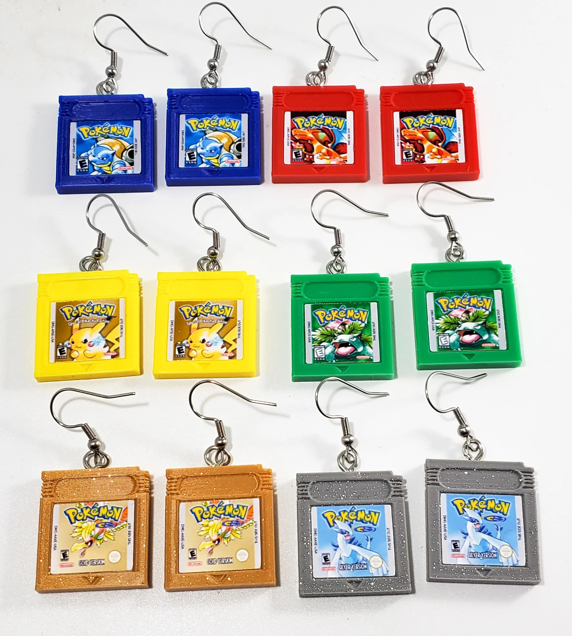 Poke Game Boy Earrings