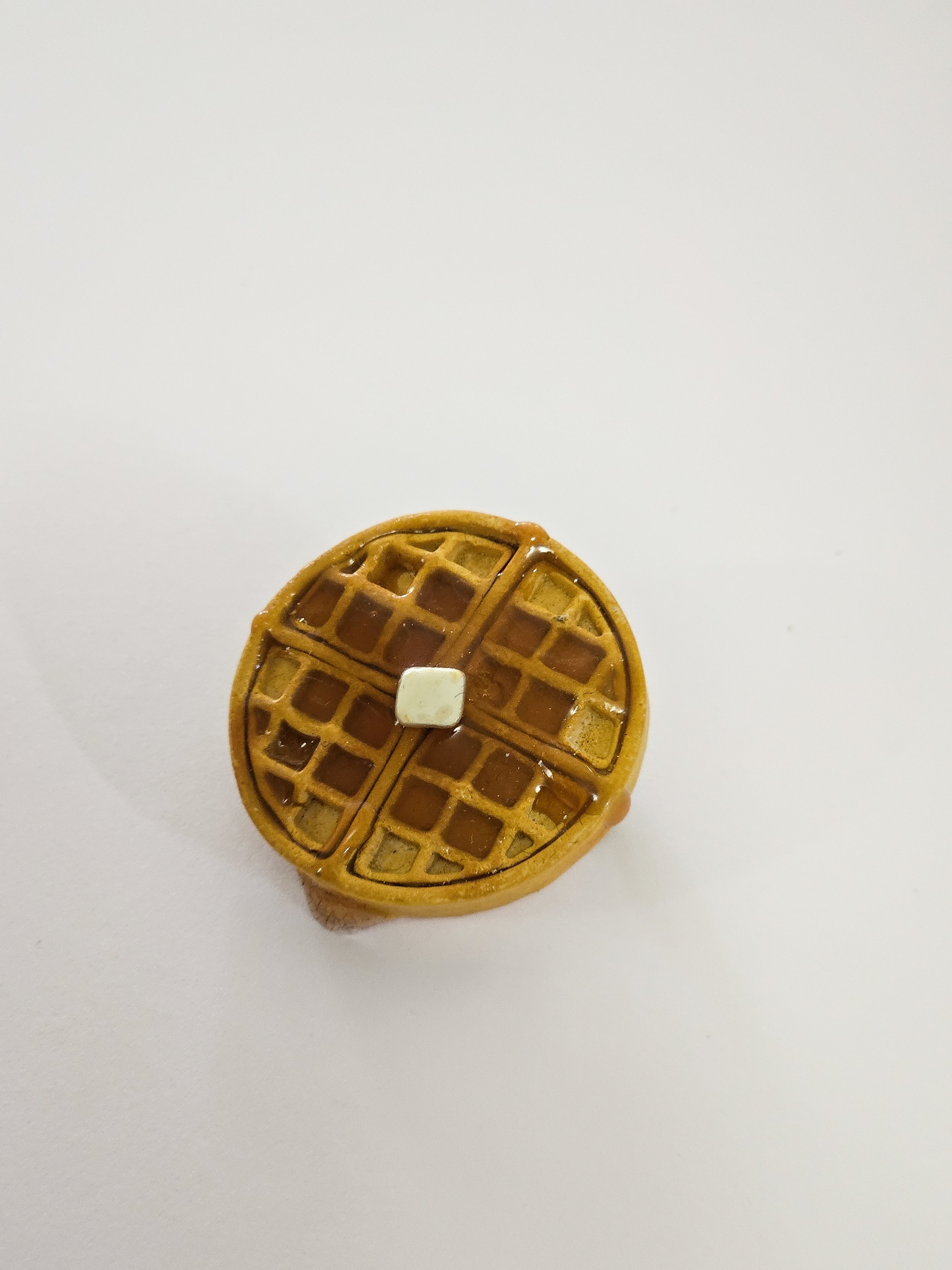 Waffle Pin or Magnet