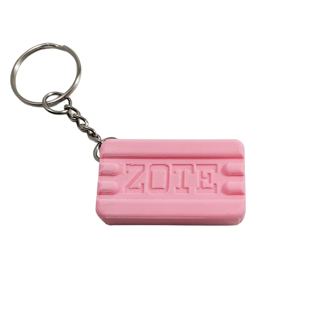 Pink Soap Keychain