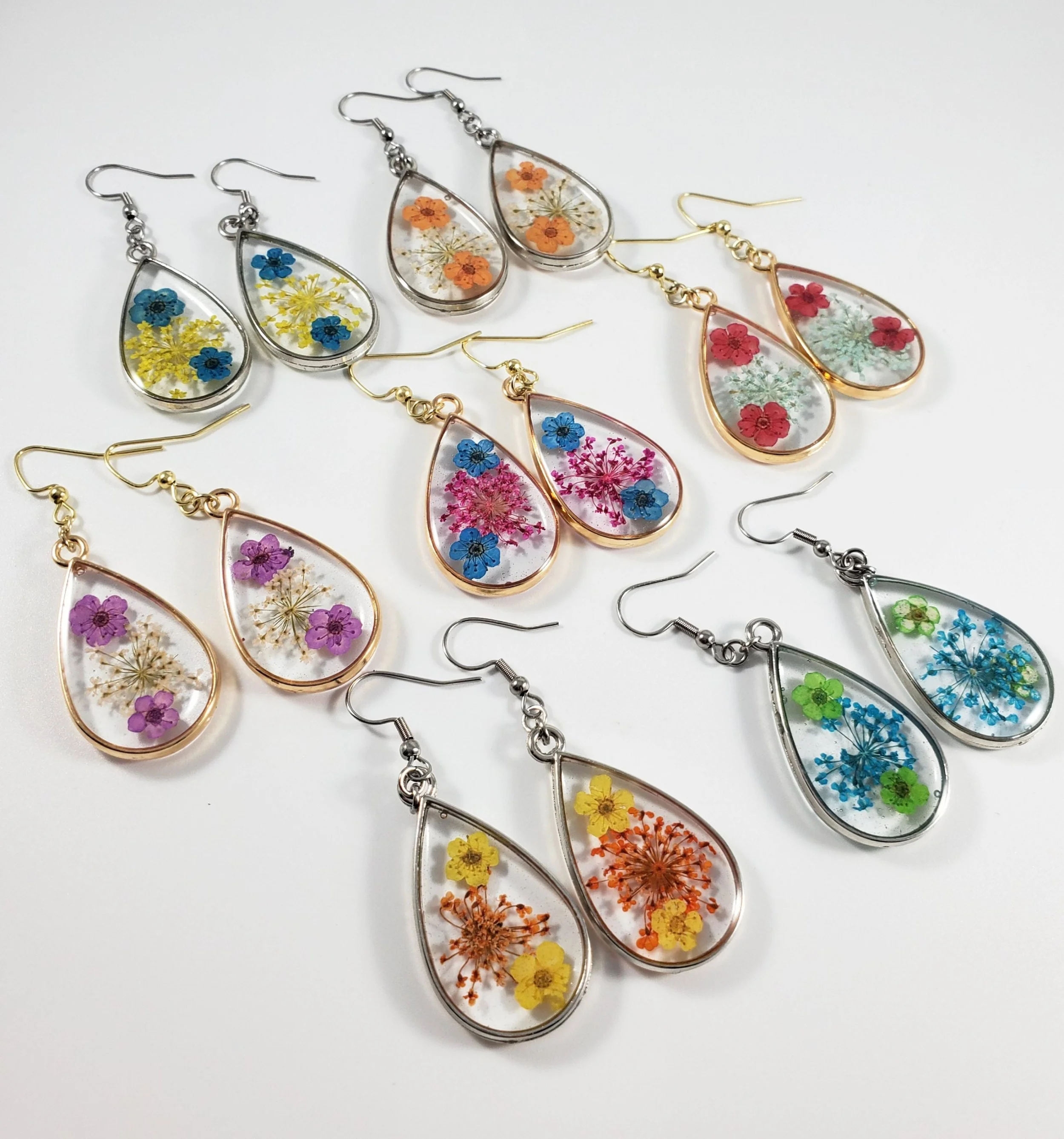 Forget me Not Tear earrings