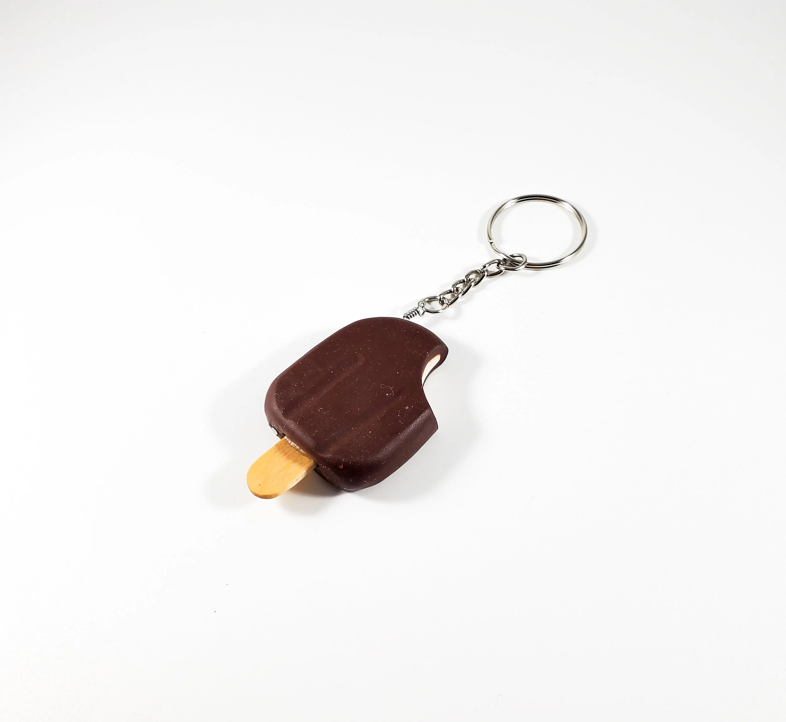 Chocolate popsicle keychain