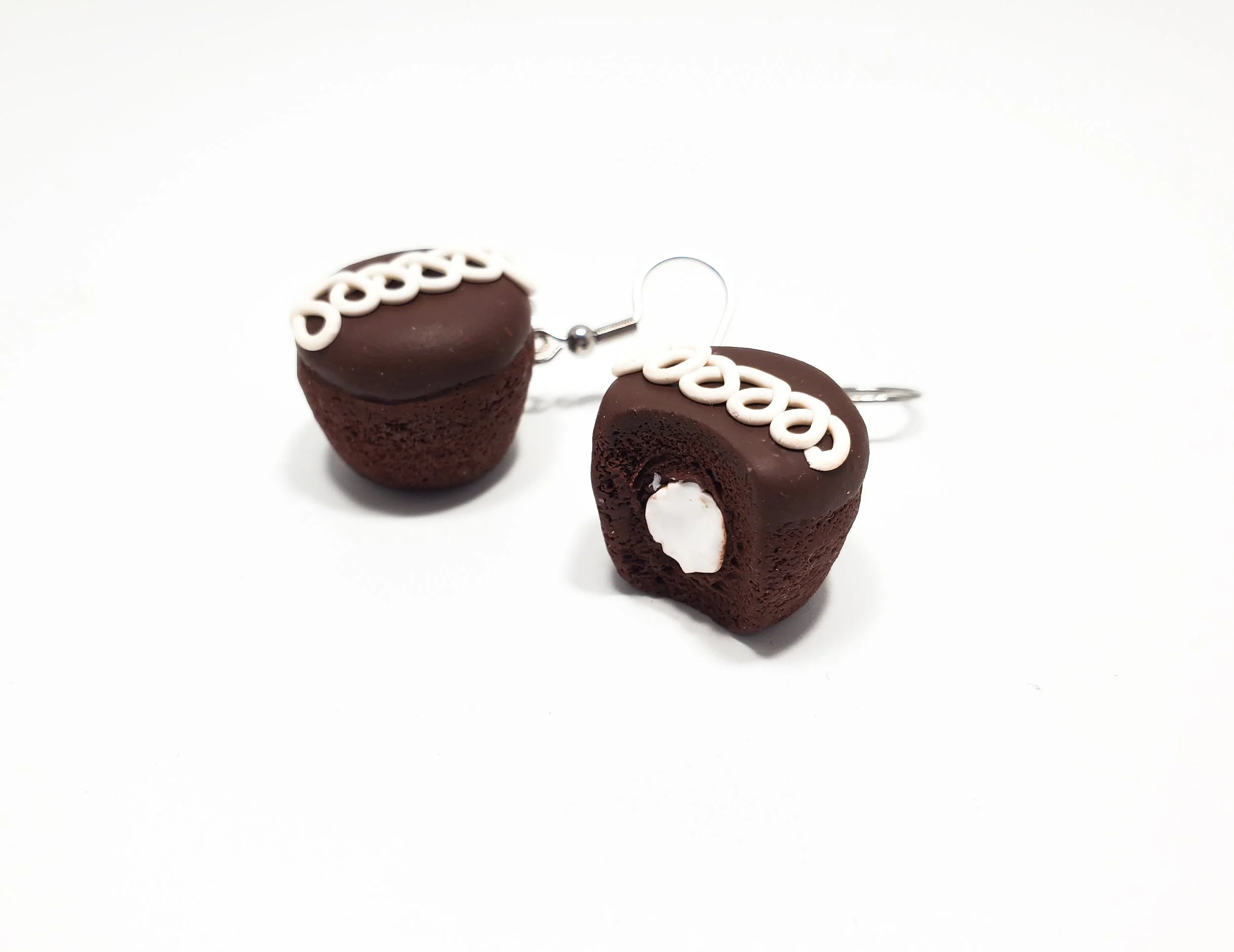 Hostess Cupcake earrings