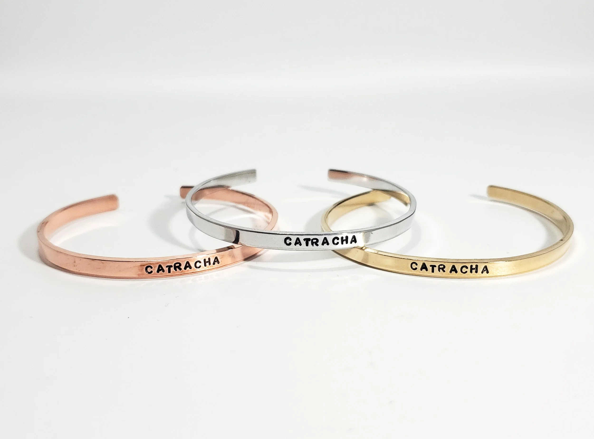 Catracha skinny cuff bracelet