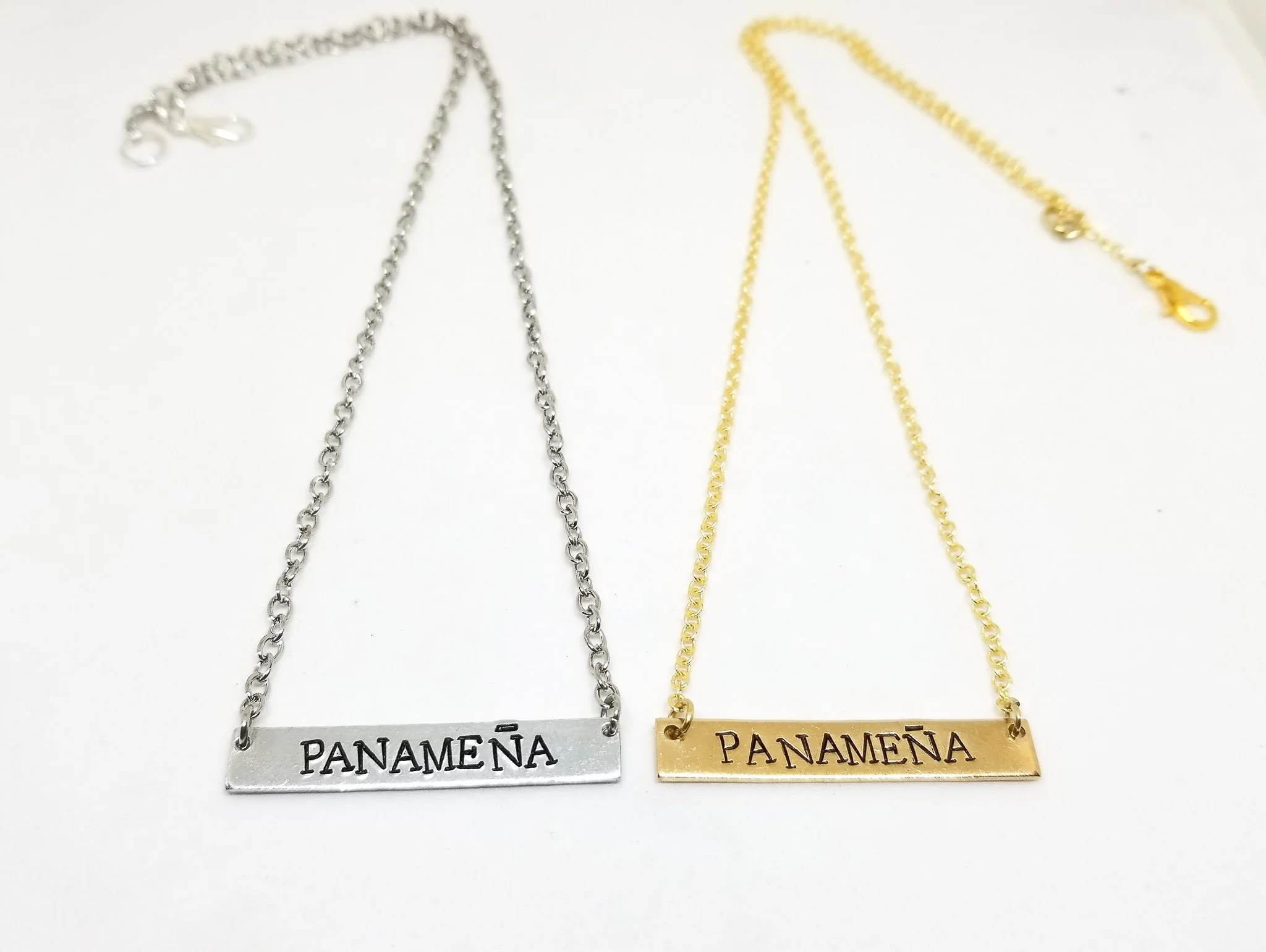 Panamena bar necklace
