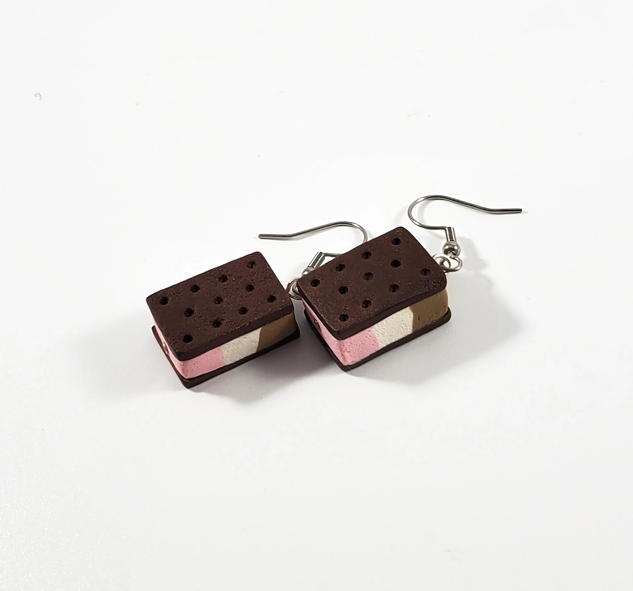 Ice Cream Sandwich earrings