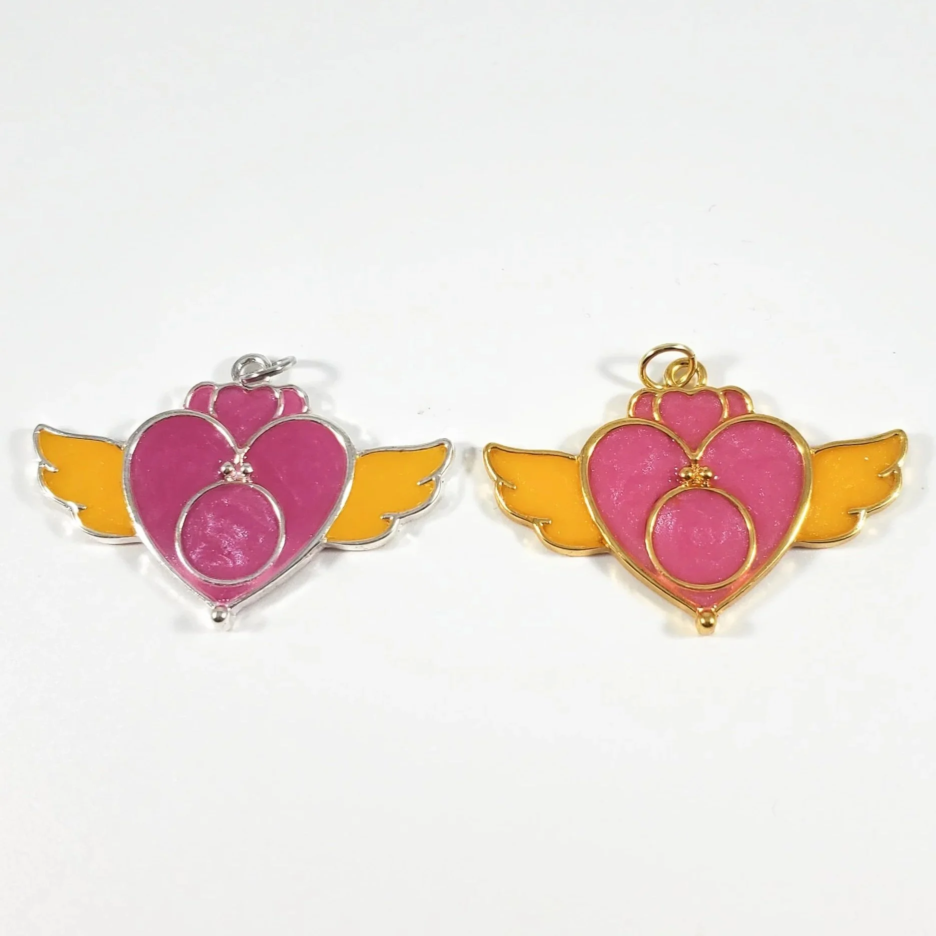 Sailor Moon Crisis Moon compact charm-necklace or keychain