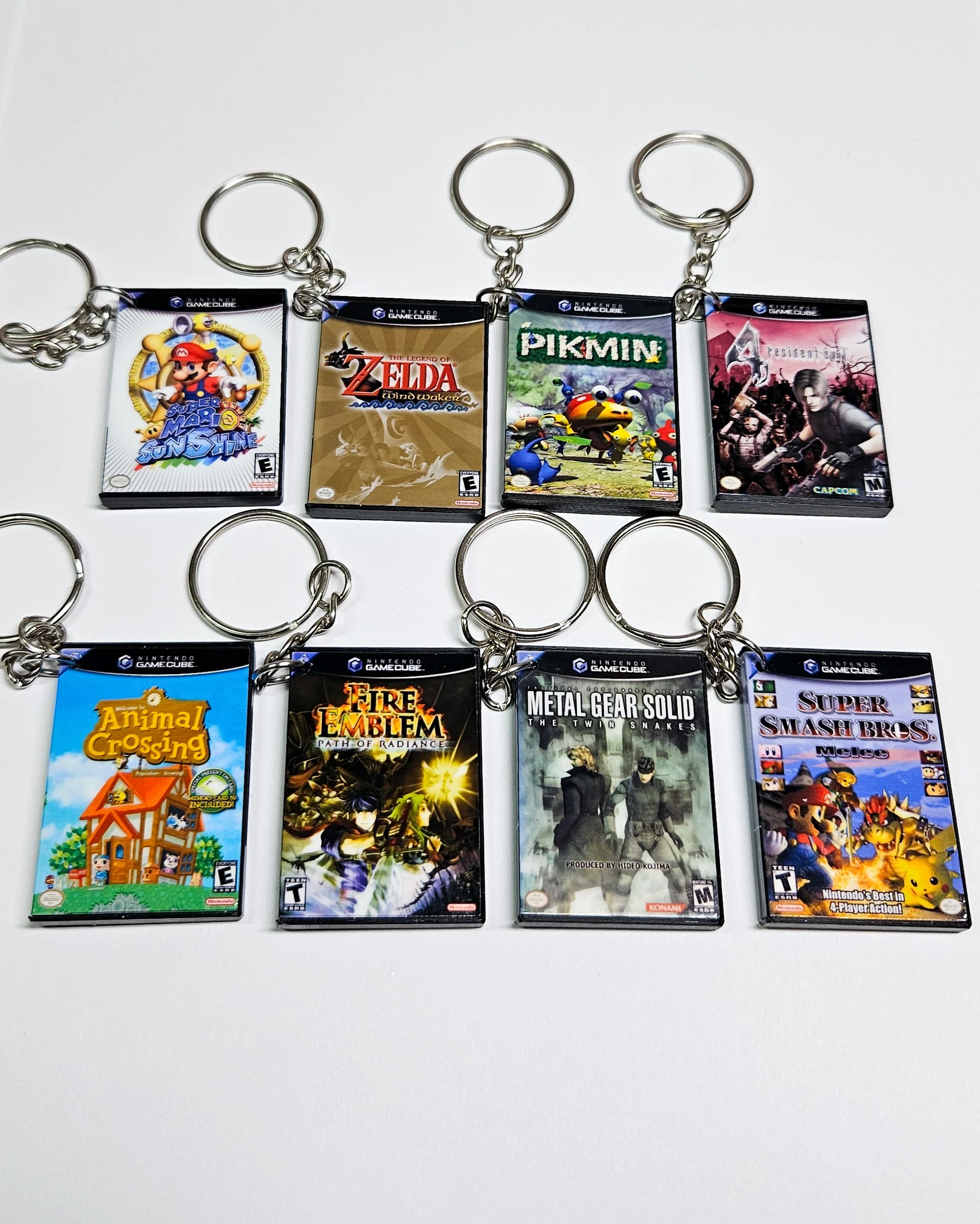 Game Square Inspired Keychain