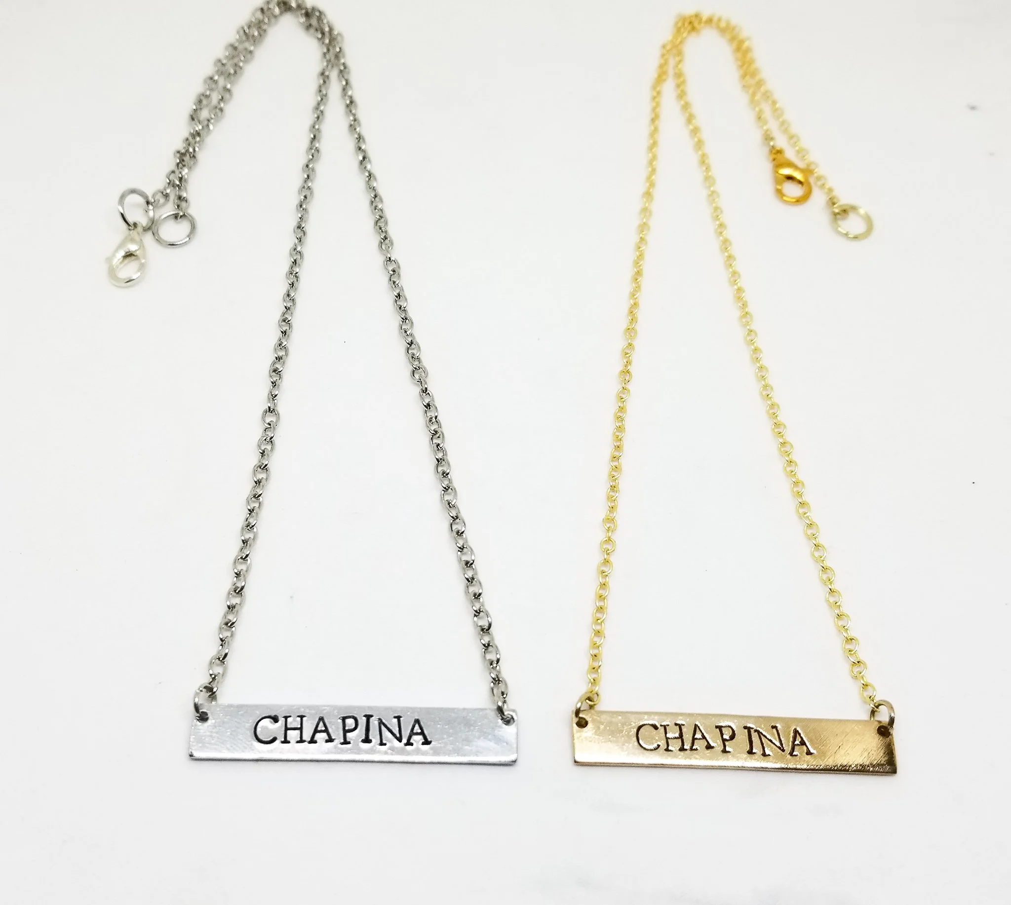 Chapina bar necklace