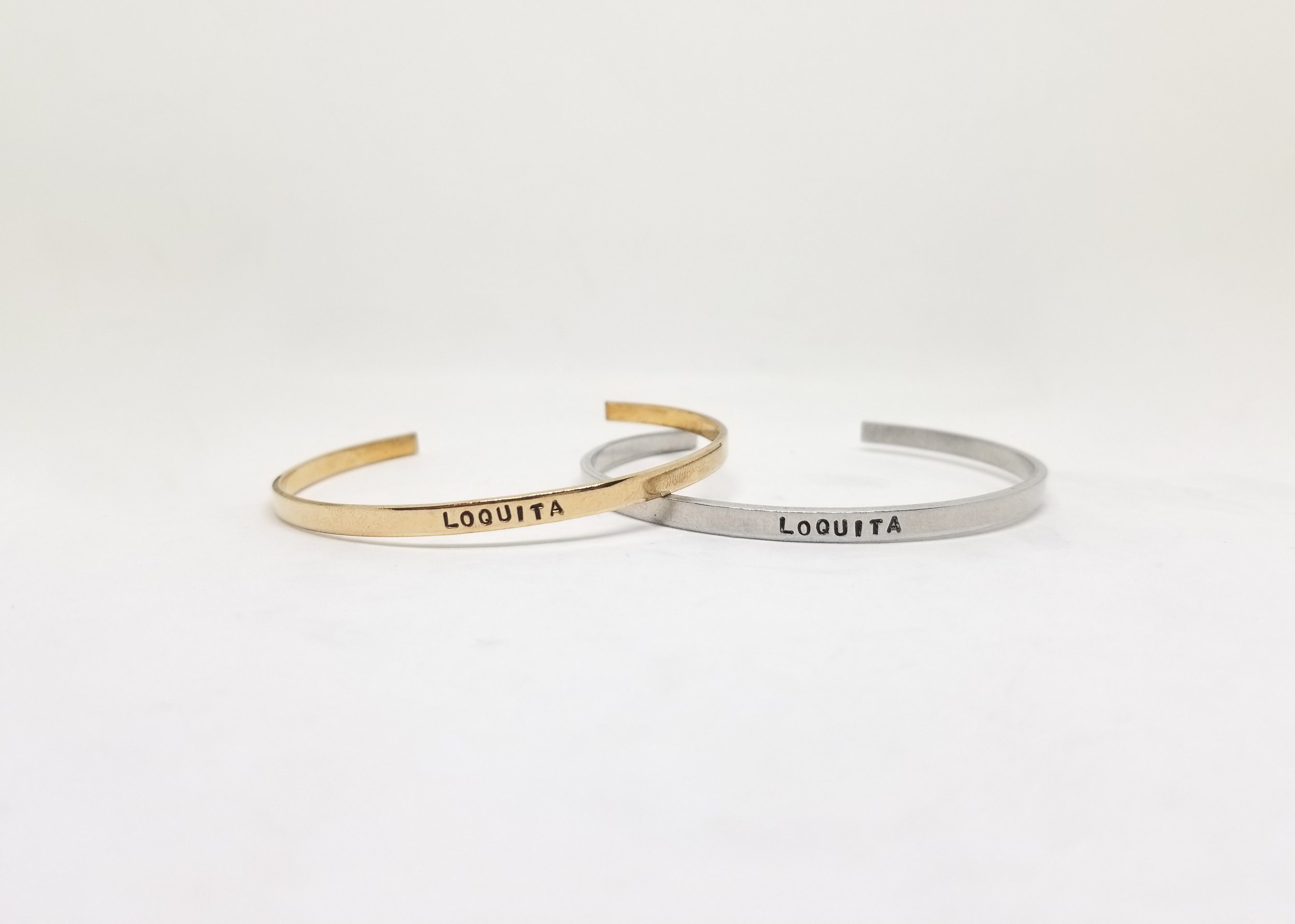 loquita skinny cuff bracelet