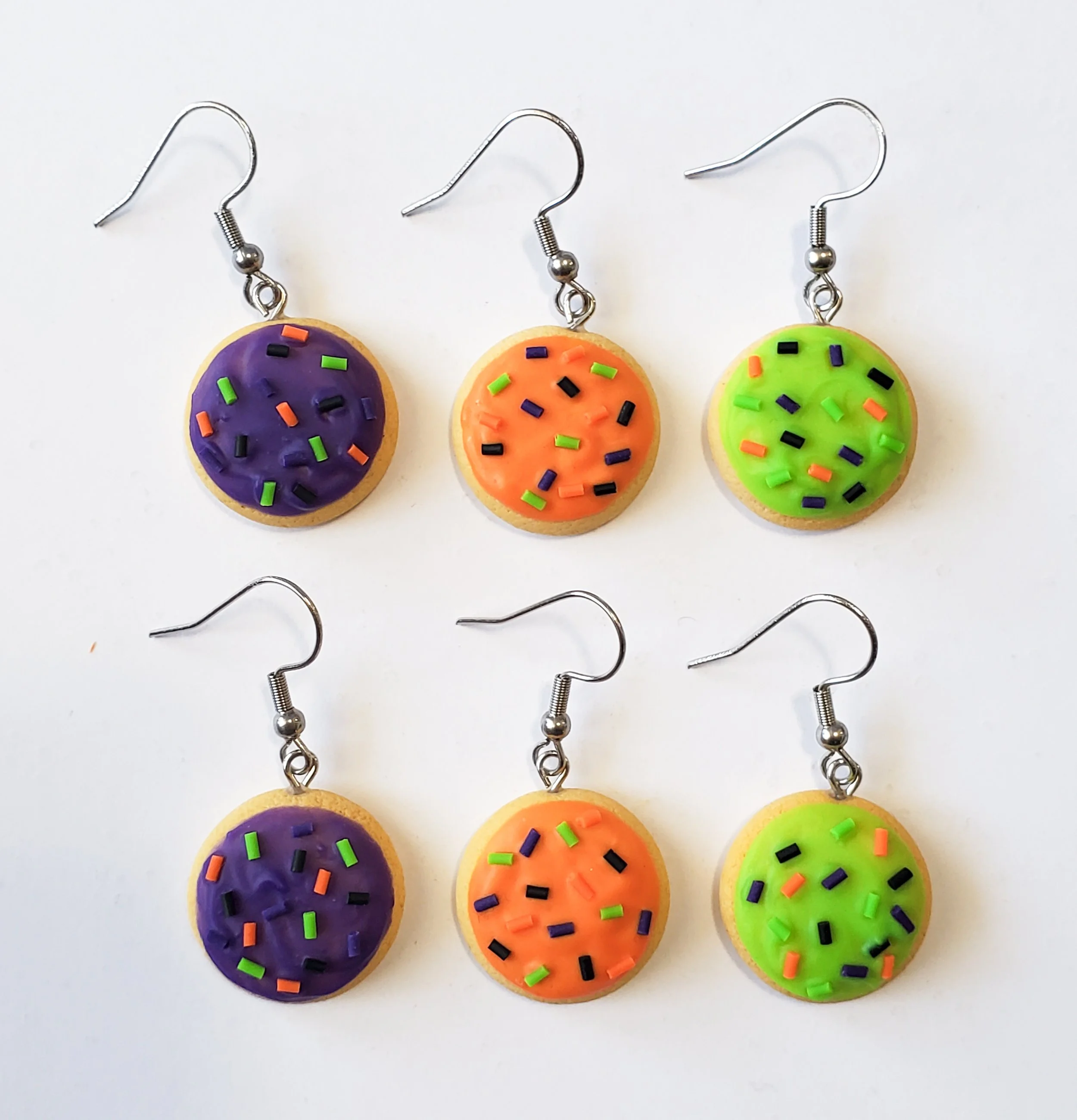 Halloween Frosted Sugar Cookie Earrings