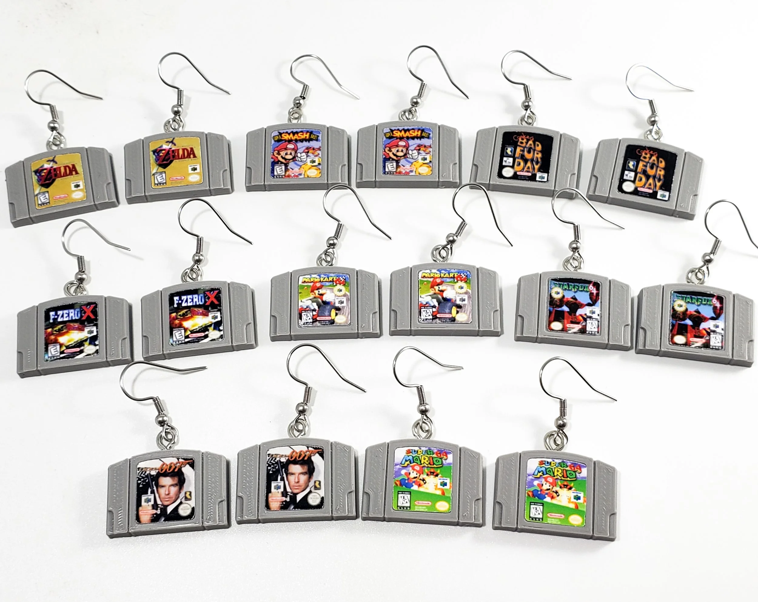N 64 Inspired Earrings