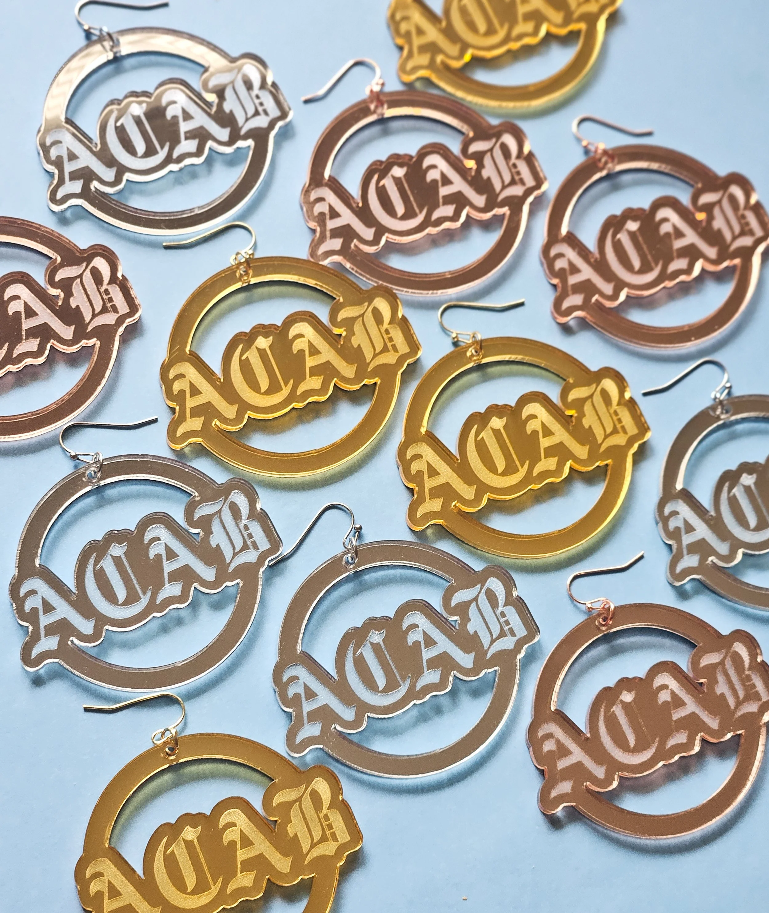 ACAB Acrylic Earrings
