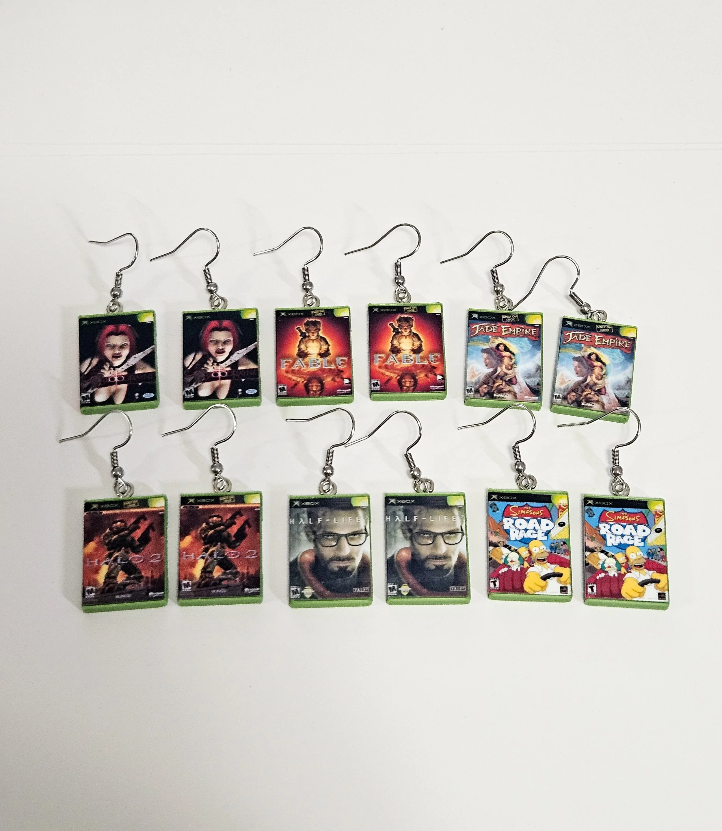 X Box Inspired Earrings