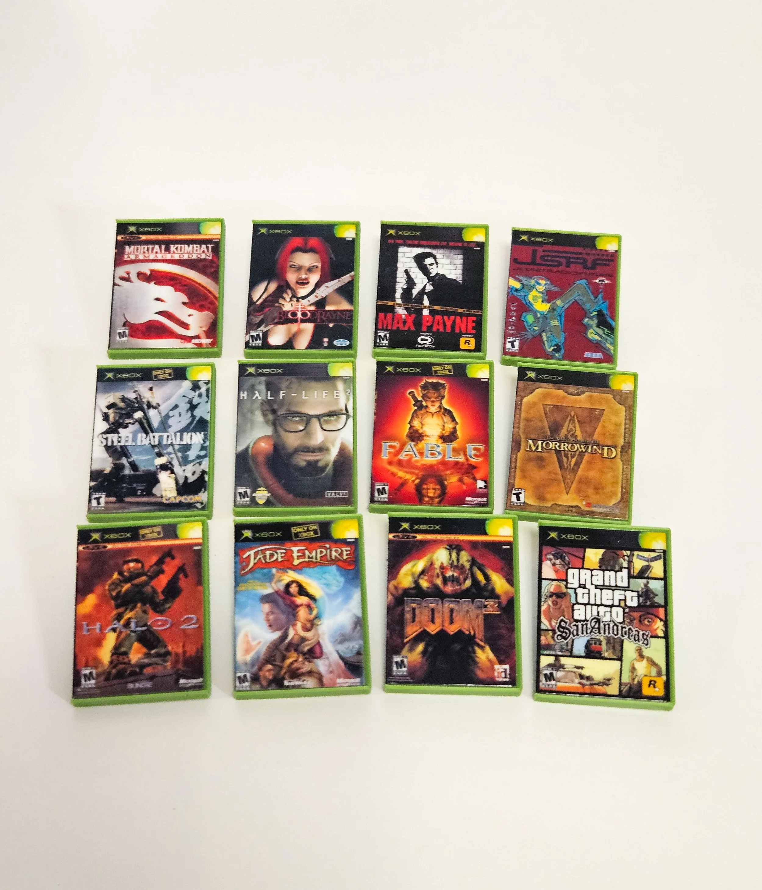 X Box Inspired Pin or Magnet