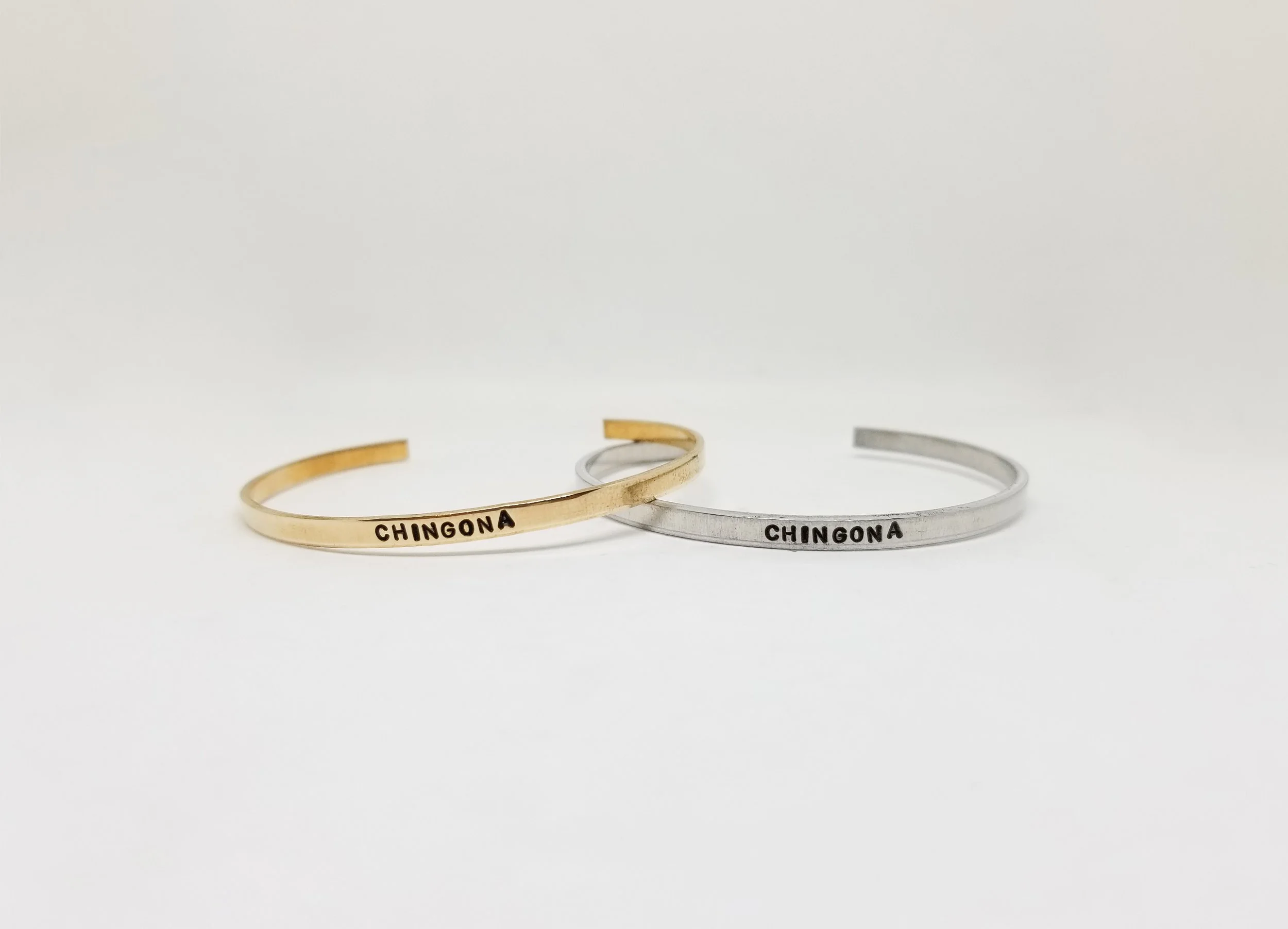 chingona skinny cuff bracelet