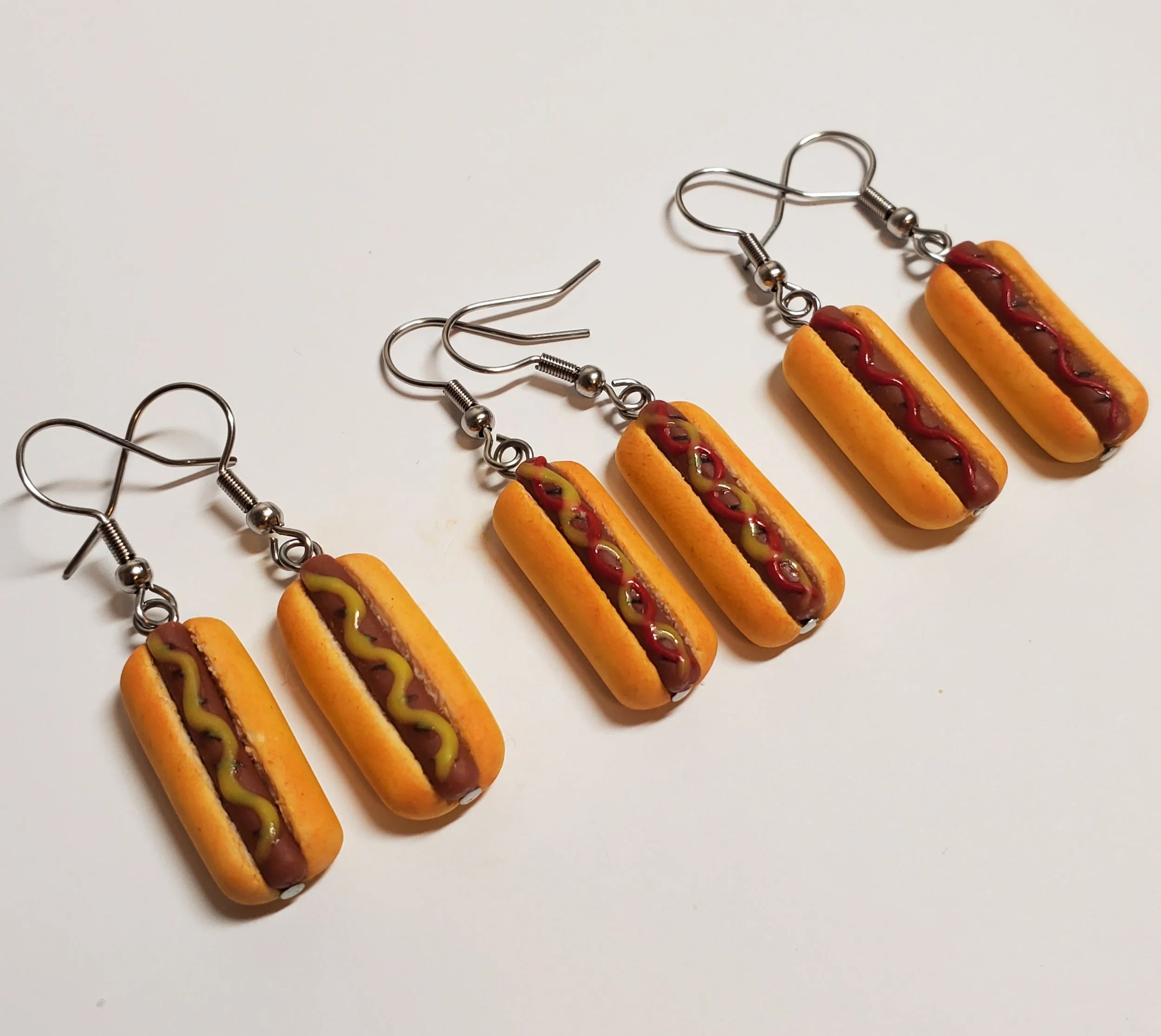 Hotdog Earrings