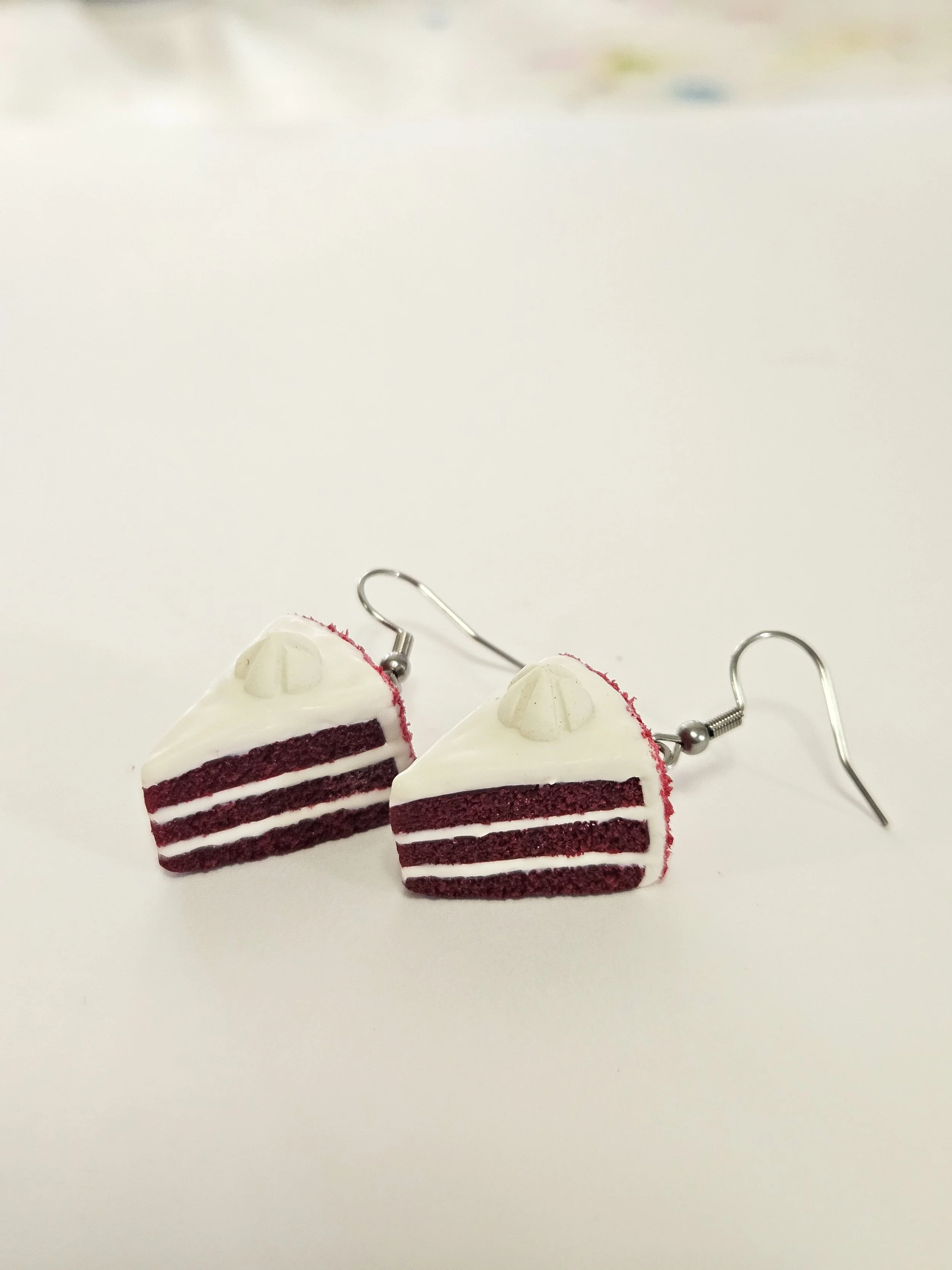 Red Velvet Cake Earrings