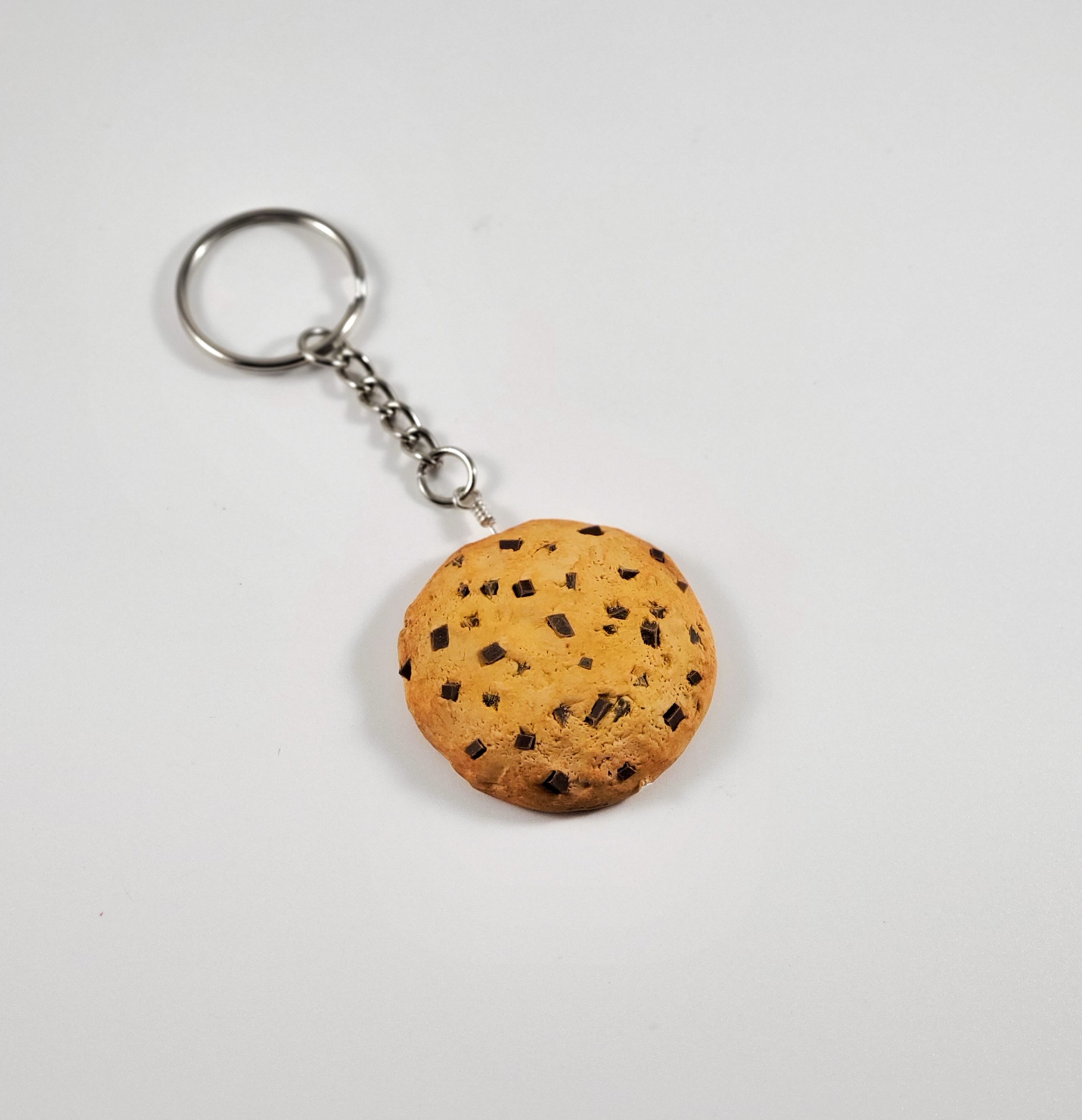 Chocolate Chip Cookie Keychain