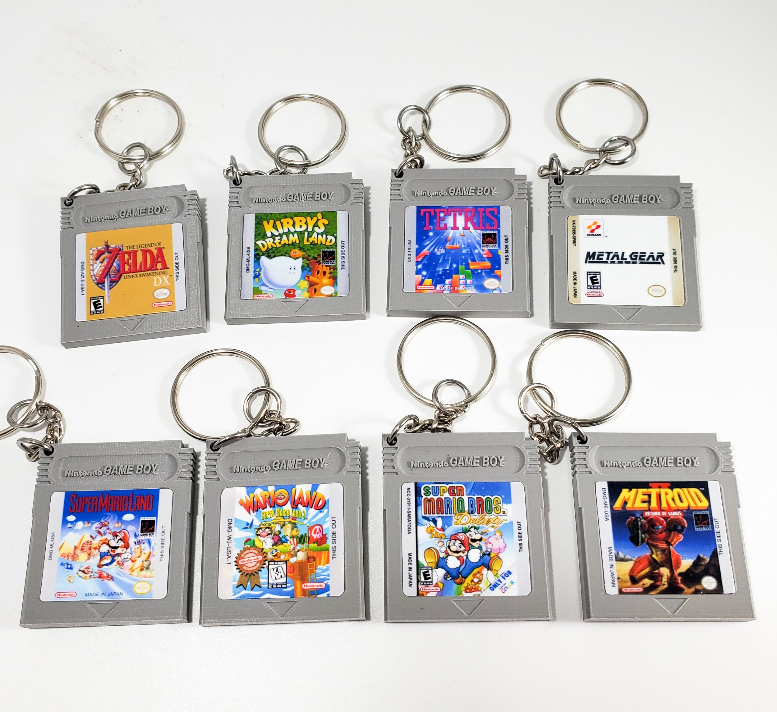 Game Boy Inspired Keychain
