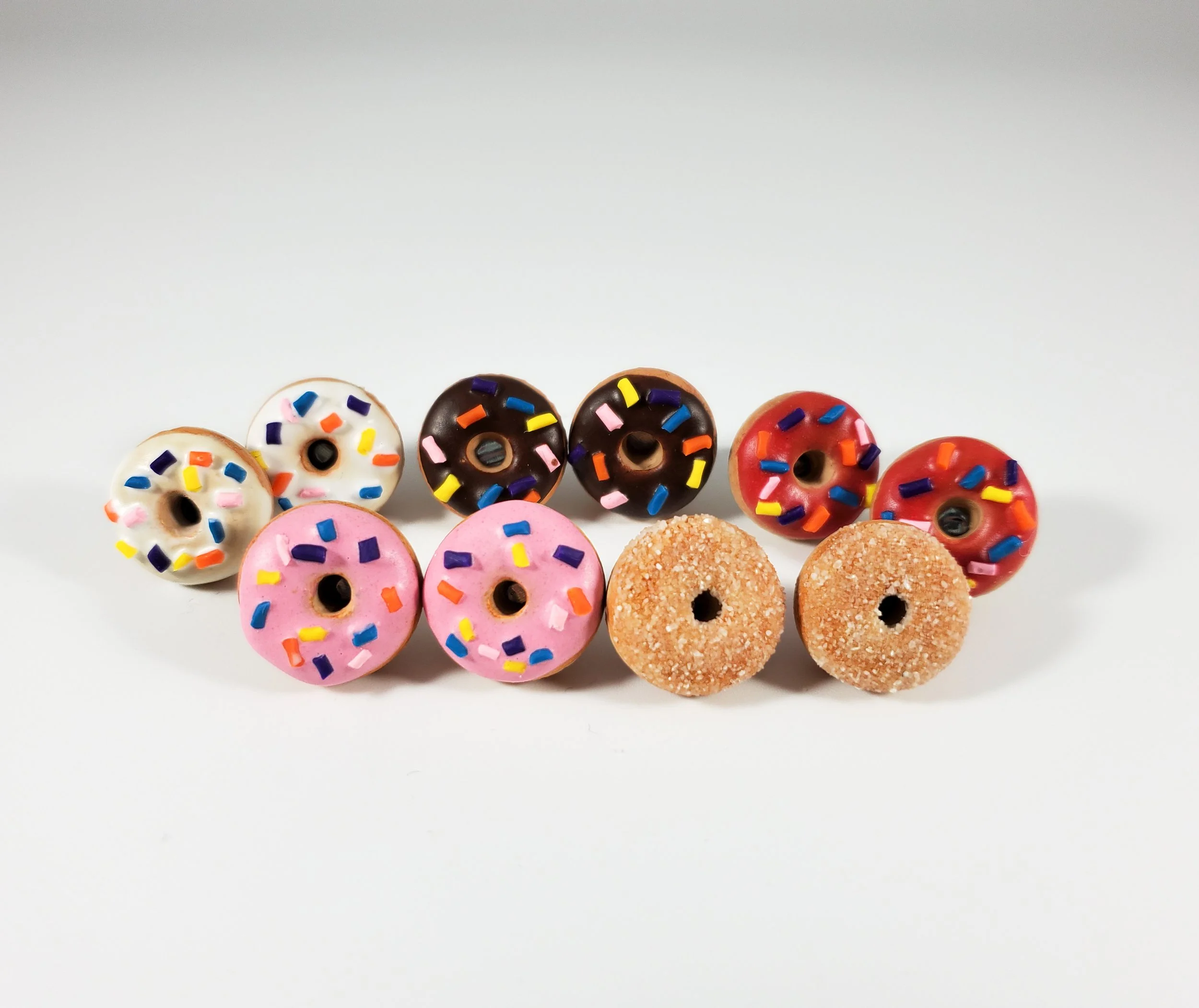 Donut earrings