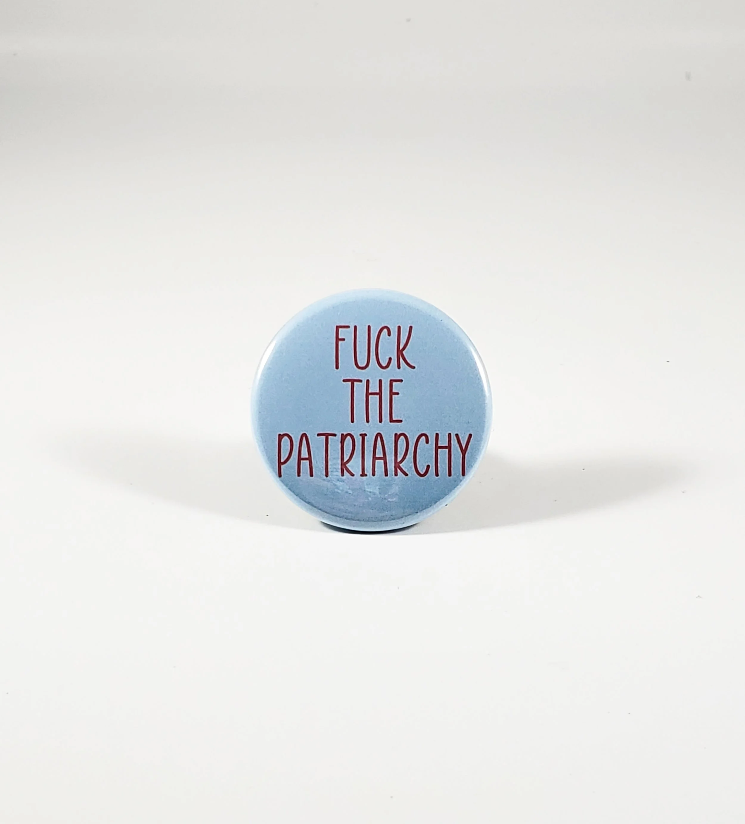Fuck the Patriarchy button pin