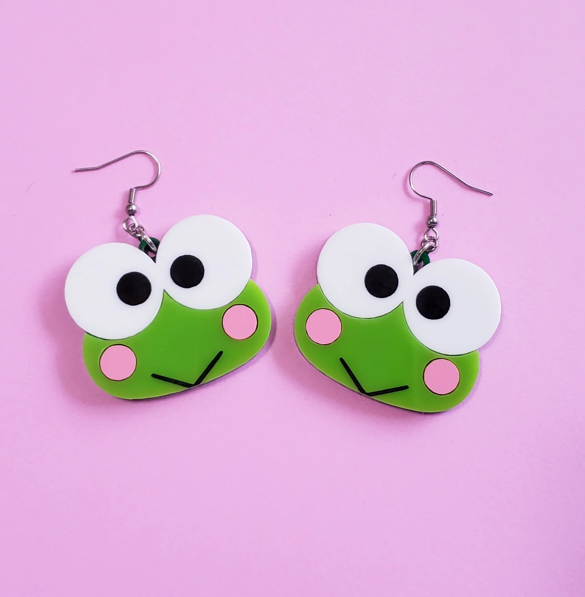 Kawaii Frog Earrings