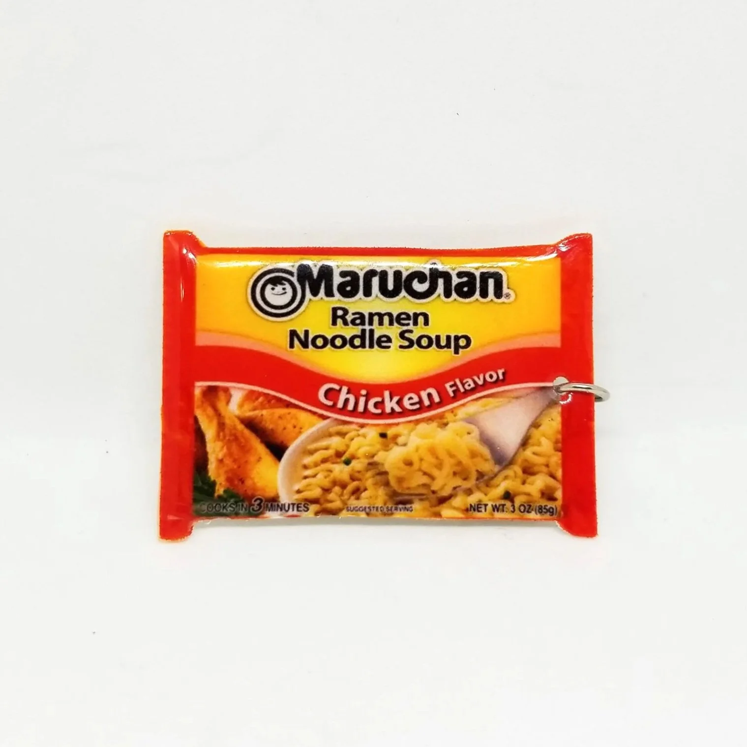 Chicken Maruchan ramen keychain