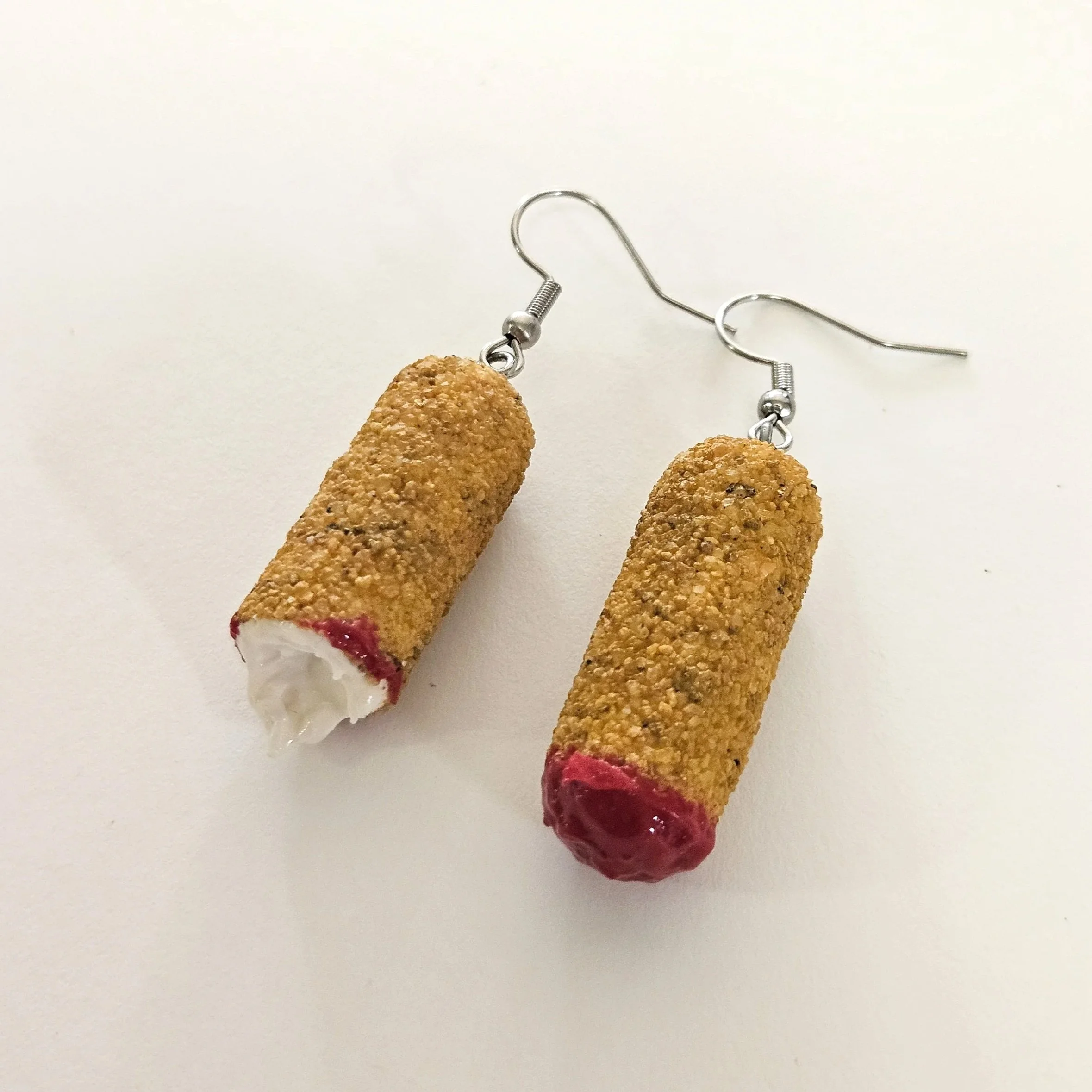 Mozzarella Stick Earrings