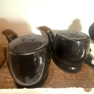 Vintage Ceramic Pipes Salt and Pepper Shakers