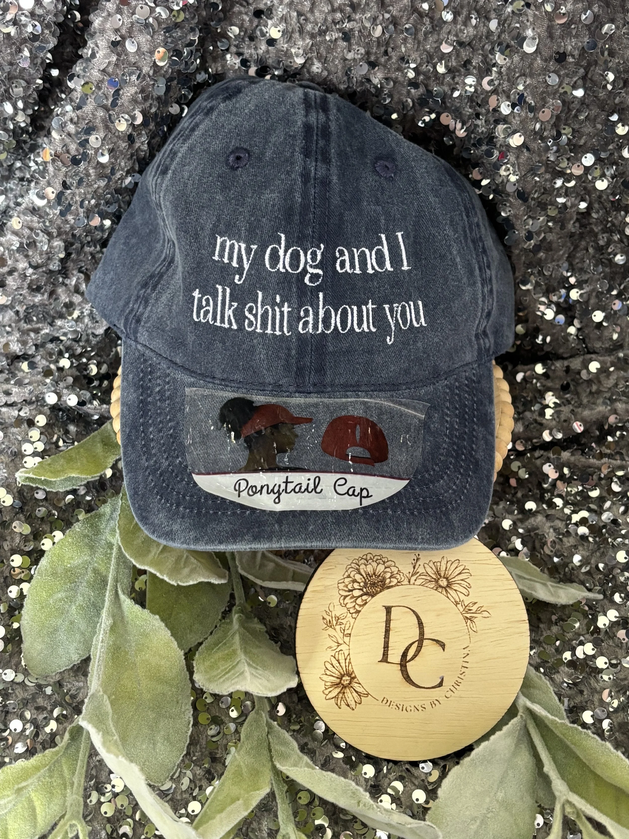 My Dog and I Ponytail Cap