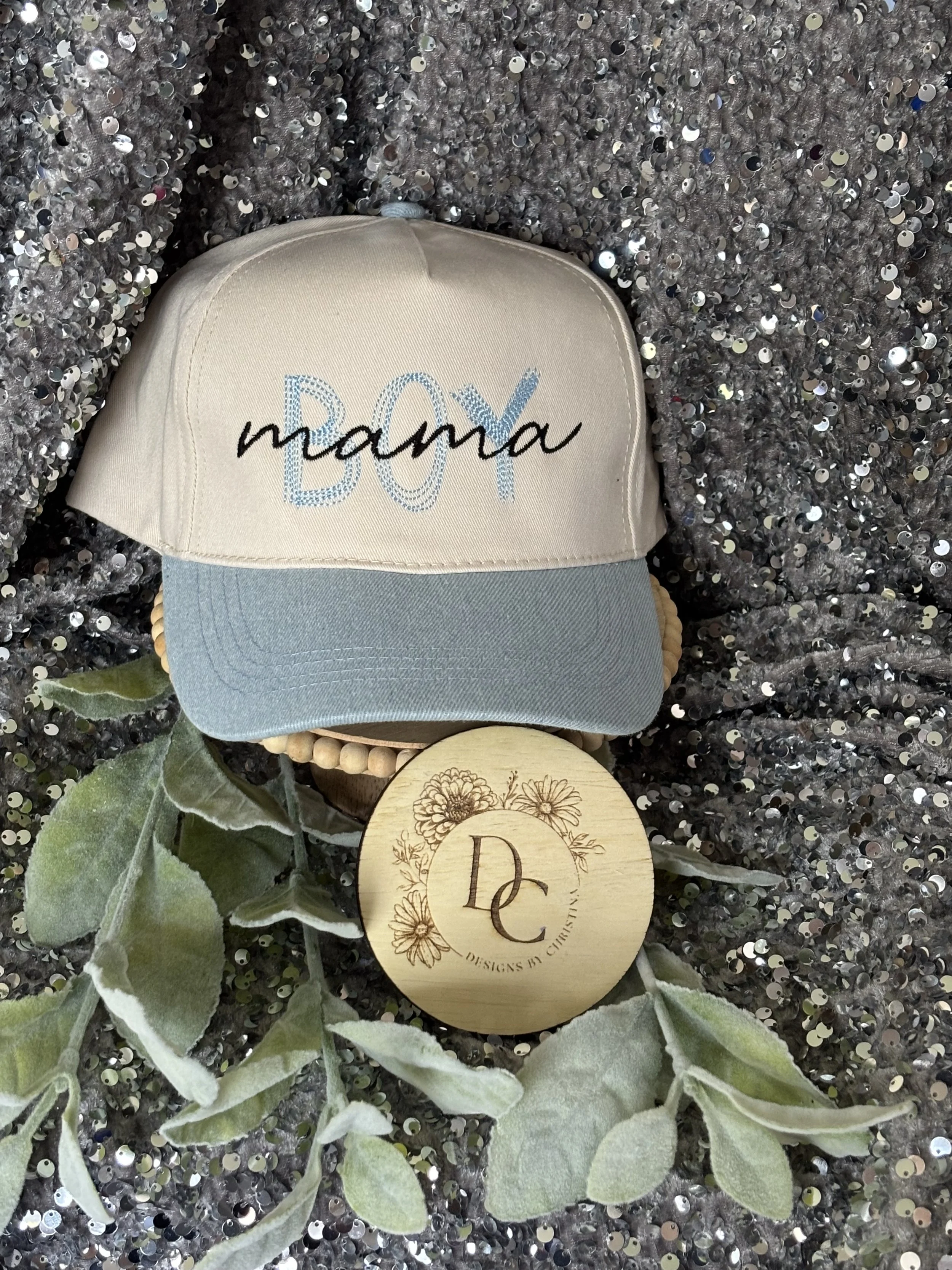 Boy Mama Embroidered Hat