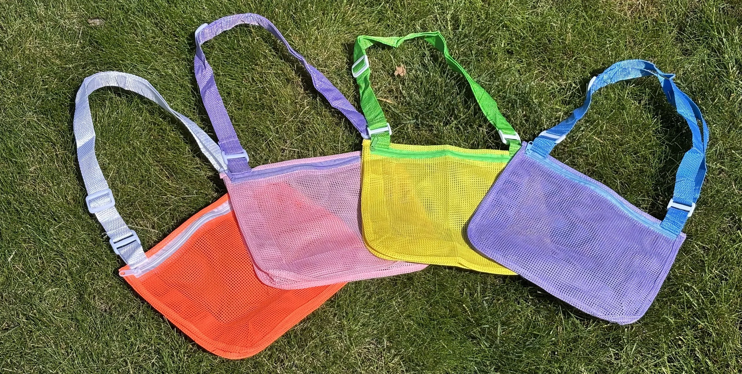 Personalized Seashell Collecting Bags