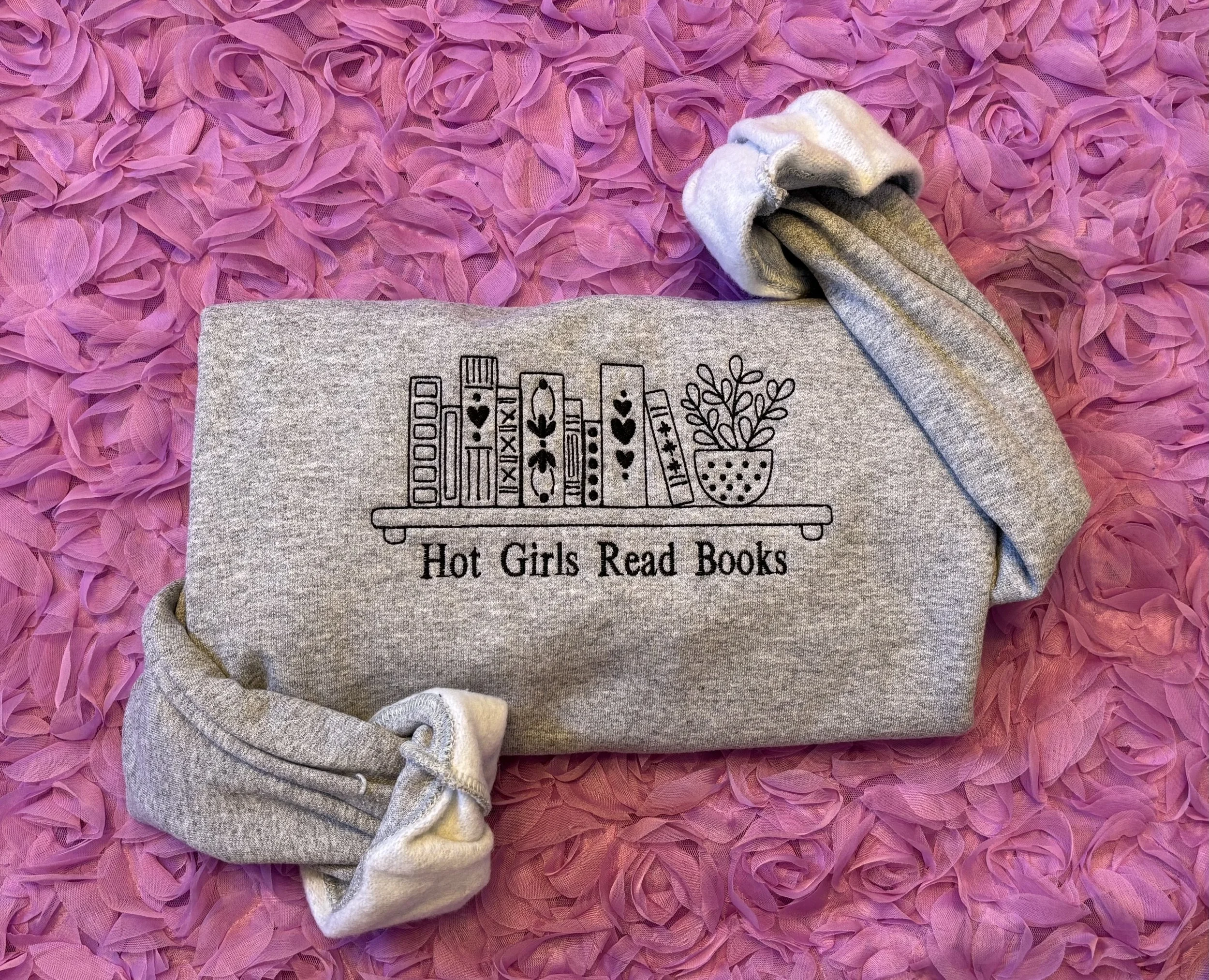 Hot Girls Read Books Crewneck