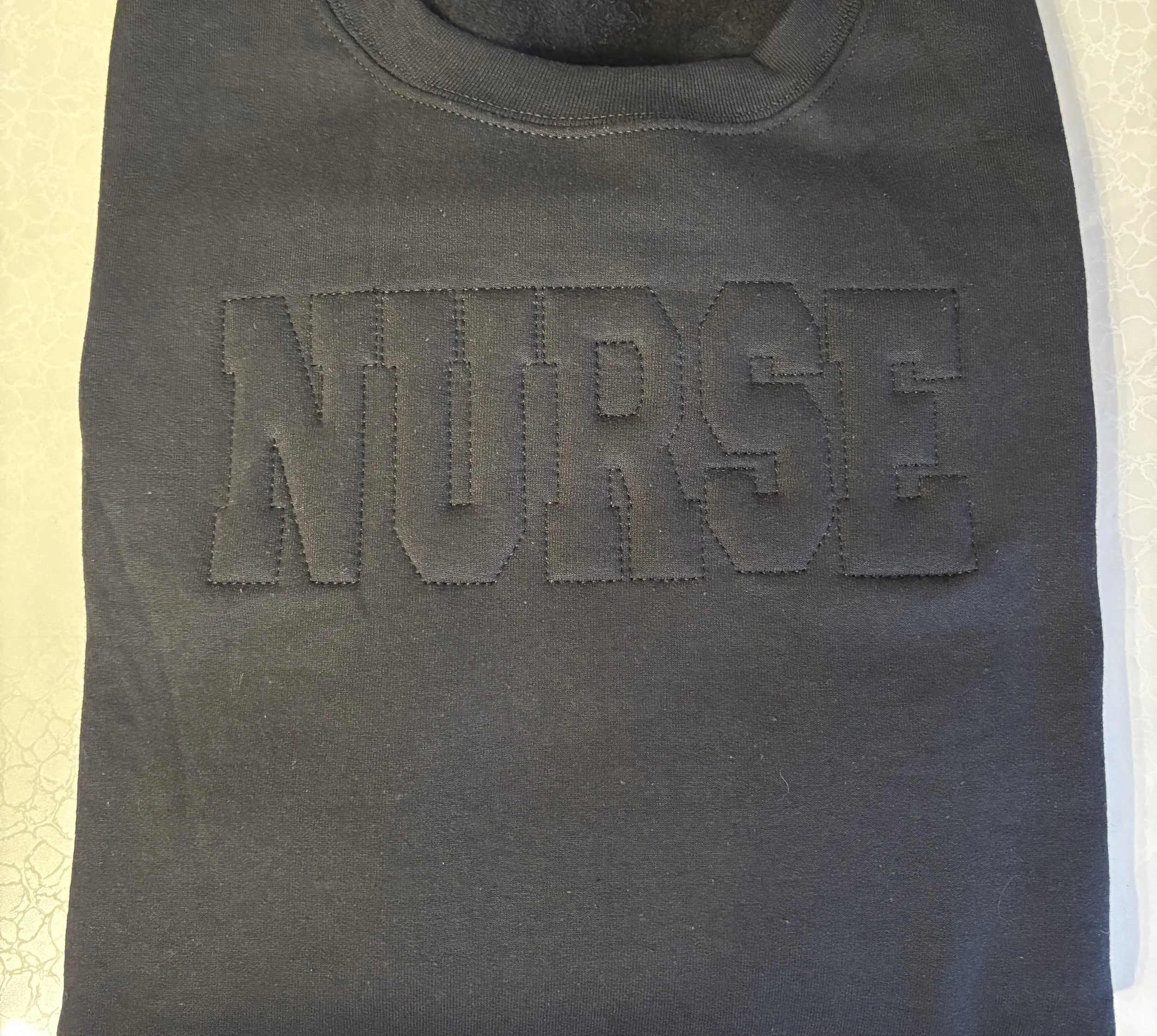 Nurse Embossed Crewneck