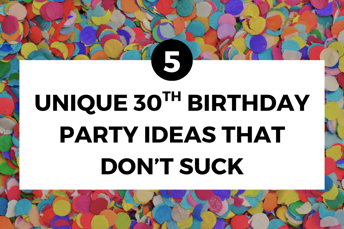 Birthday confetti colorful