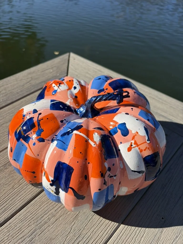 Splatter Pumpkins - BRONCOS - Sculpted