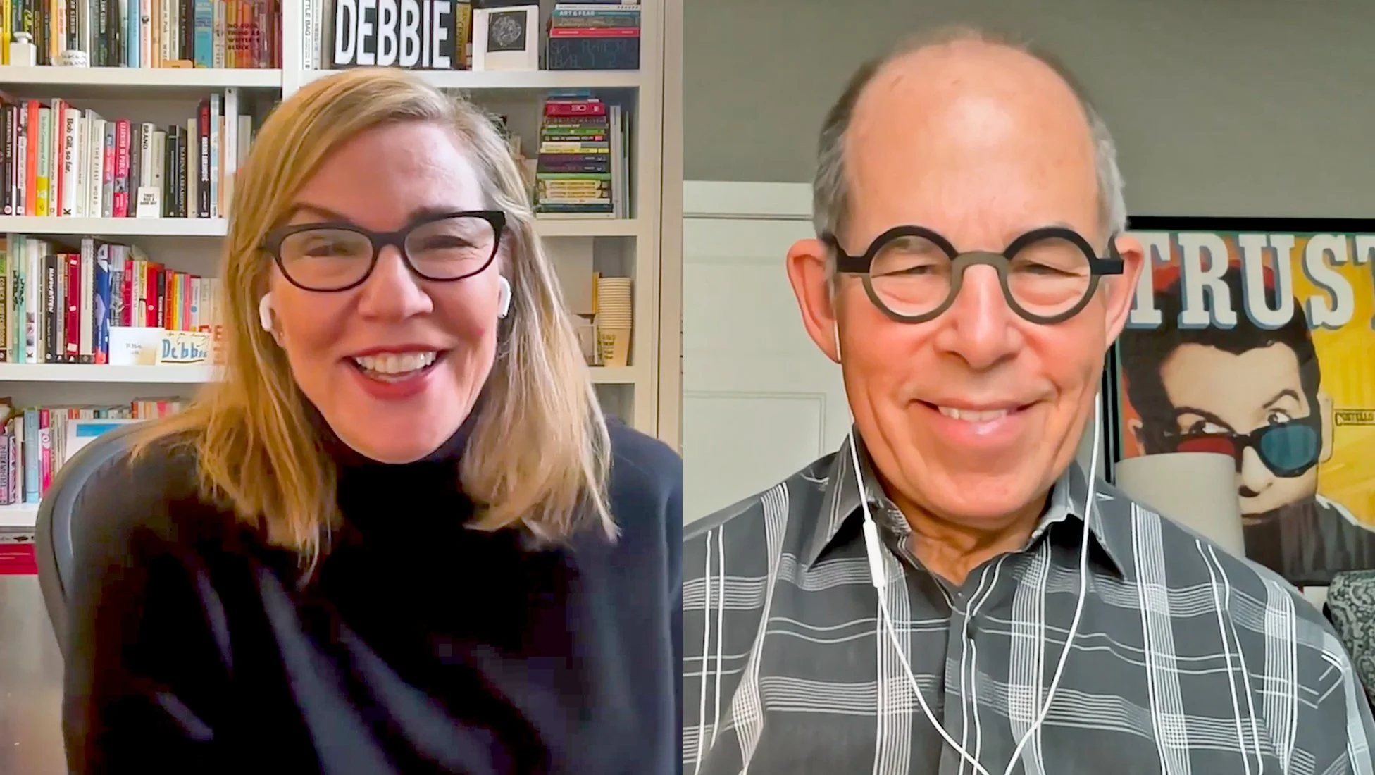Debbie Millman and Michael Bierut of AIGA NY: When You’re Sitting Next to Your Heroes