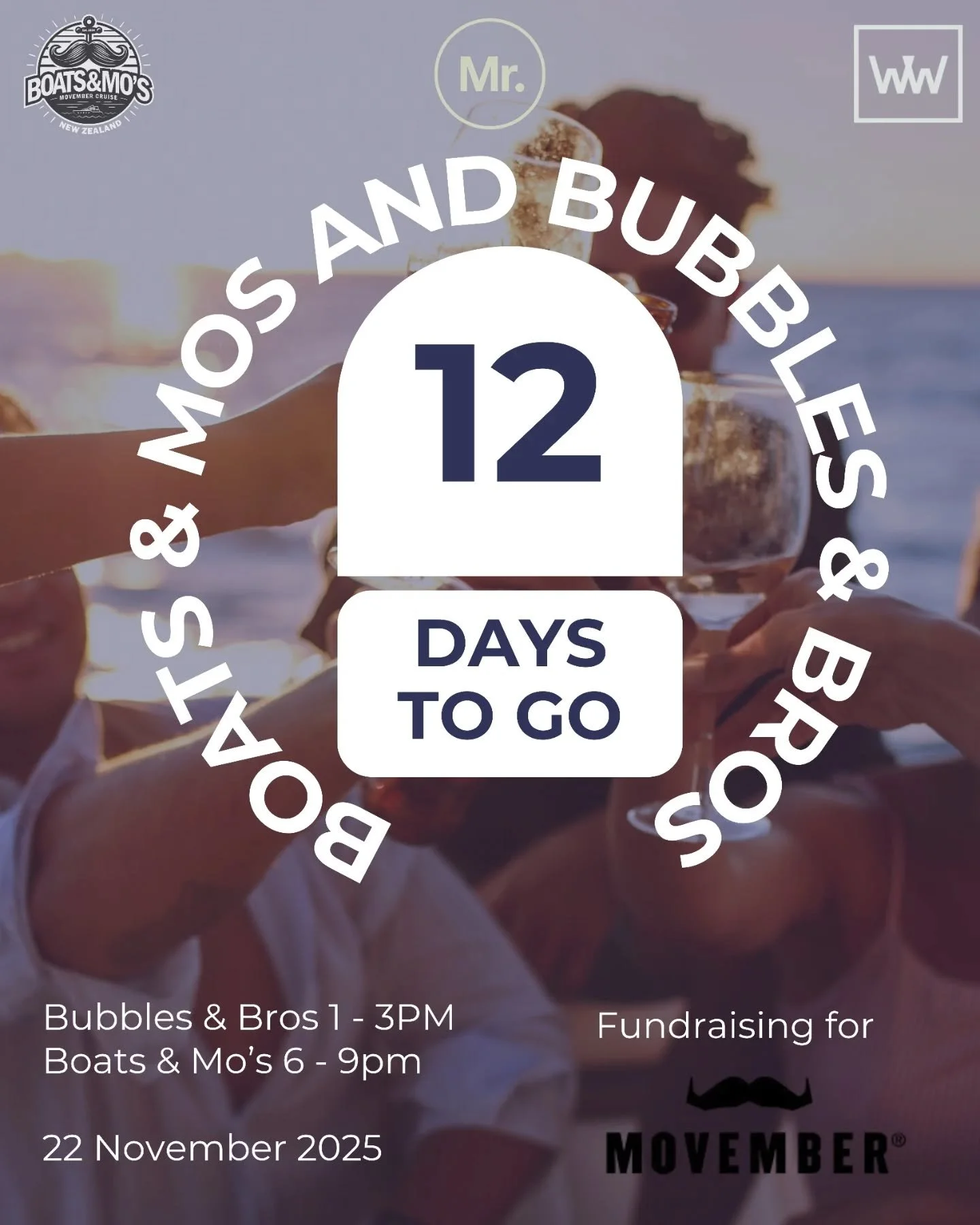 ⚓️ The countdown is on ⚓️

Just 12 days until we set sail for Boats &amp; Mo&rsquo;s and pop bottles at Bubbles &amp; Bros 🍾🥂

Only a handful of tickets left. When they&rsquo;re gone, they&rsquo;re gone.

Secure your spot now for the ultimate day o