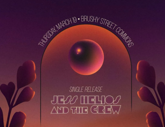 Jess Helios and The Crew w/ Tobias Lund and Blue Tongue