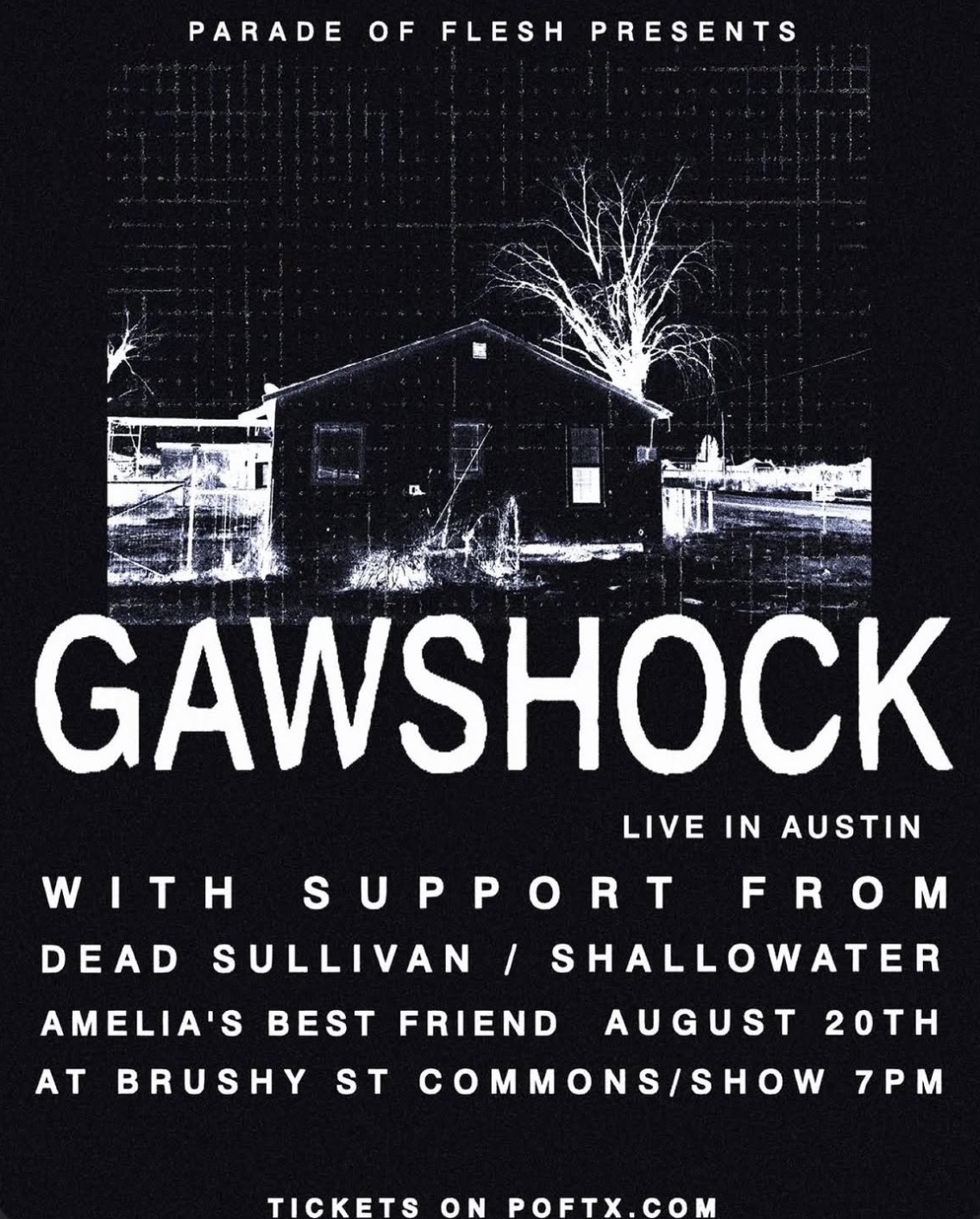 Alley Bar: Gawshock w/ Dead Sullivan, Shallowater, Amelia's Best Friend