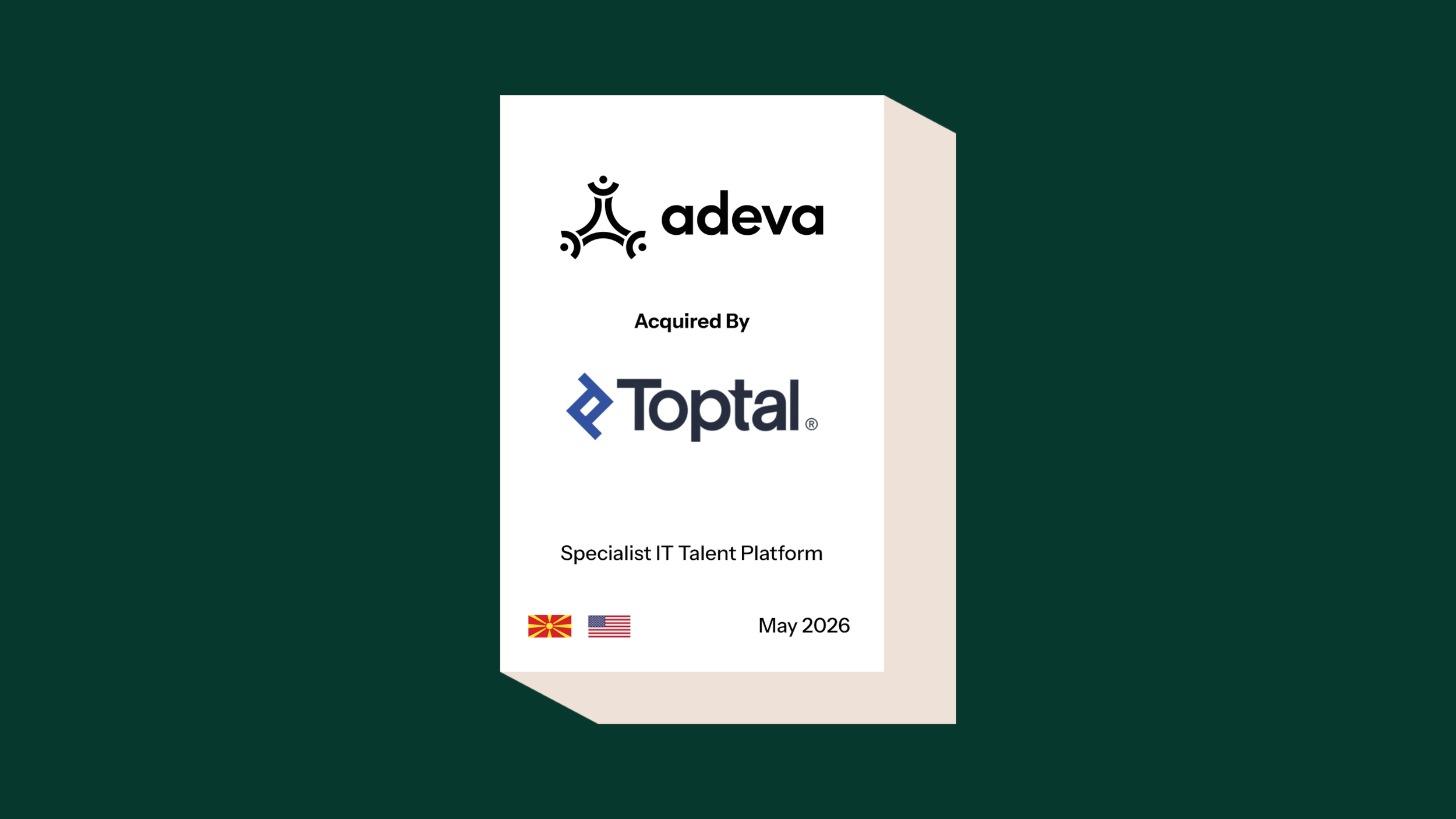 Deal Announcement: Tura advises Adeva on sale to Toptal